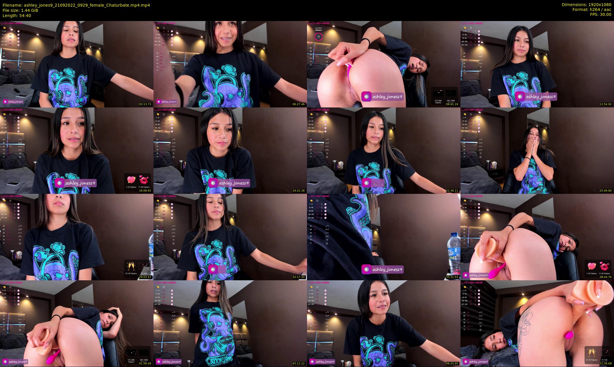 ashley_jones9 — 55 minute Chaturbate female cam show recording, 1080p, Sep 21, 2022