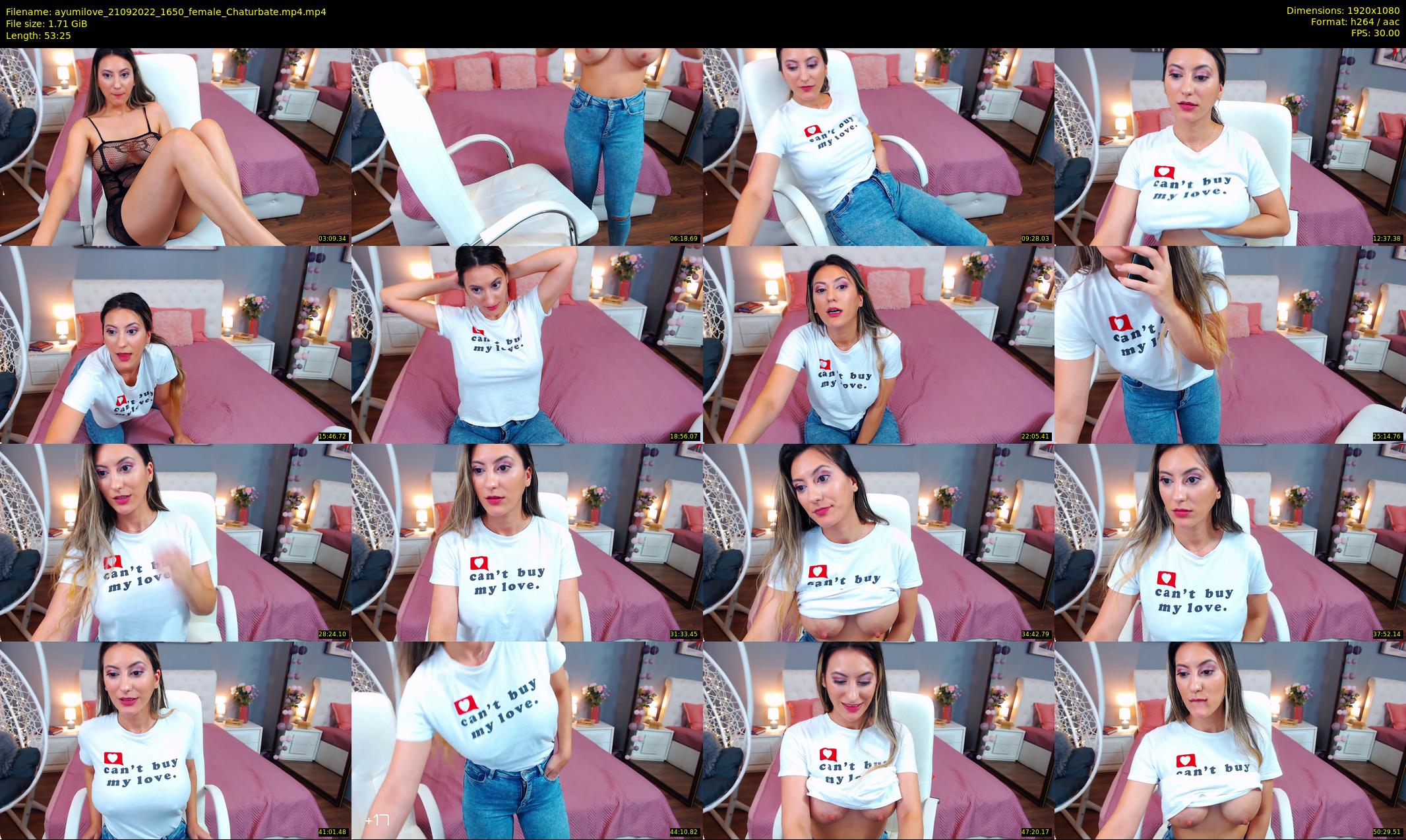ayumilove — 54 minute Chaturbate female cam show recording, 1080p, Sep 21, 2022