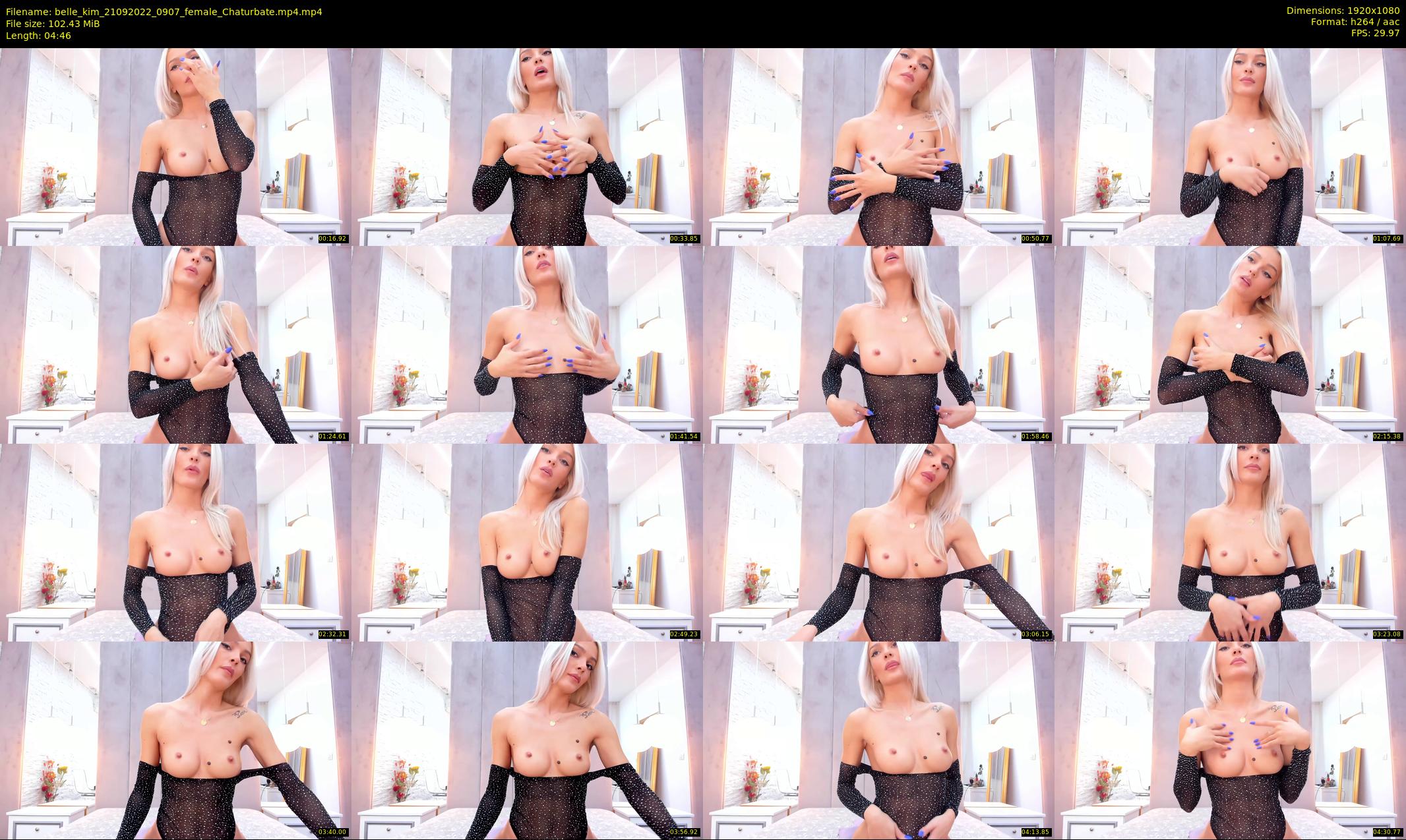 belle_kim — 5 minute Chaturbate female cam show recording, 1080p, Sep 21, 2022