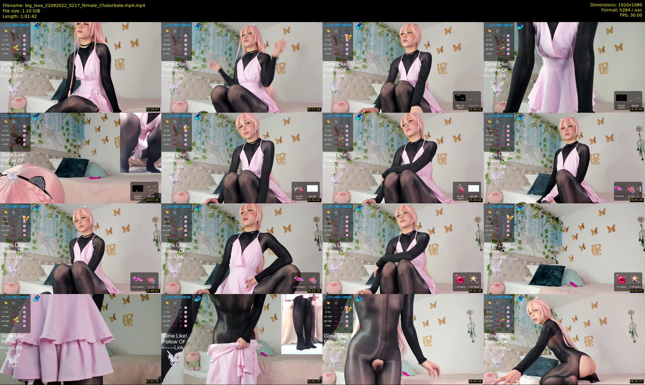 big_lava — 62 minute Chaturbate female cam show recording, 1080p, Sep 22, 2022