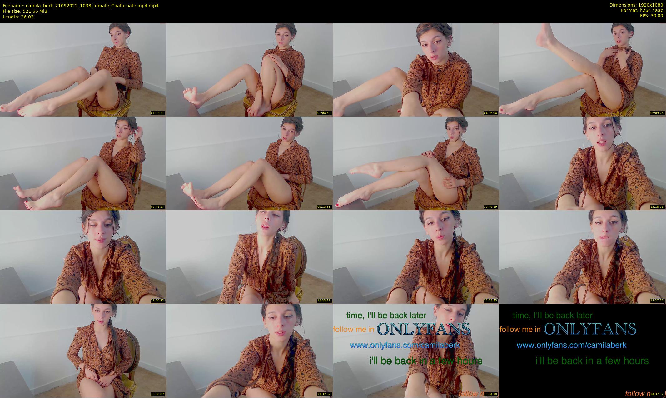 camila_berk — 27 minute Chaturbate female cam show recording, 1080p, Sep 21, 2022