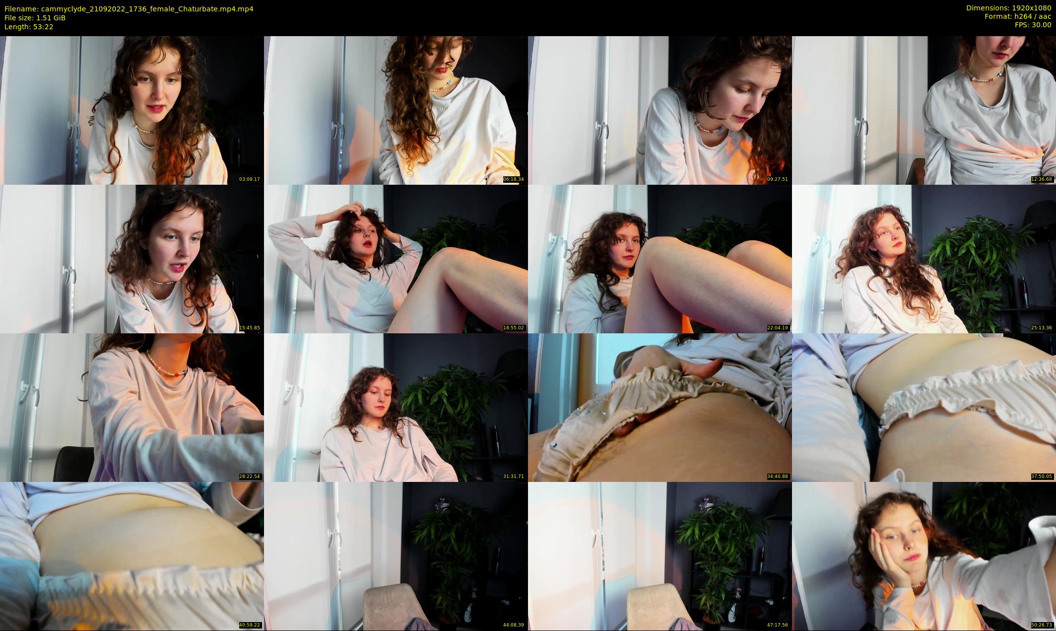 cammyclyde — 54 minute Chaturbate female cam show recording, 1080p, Sep 21, 2022