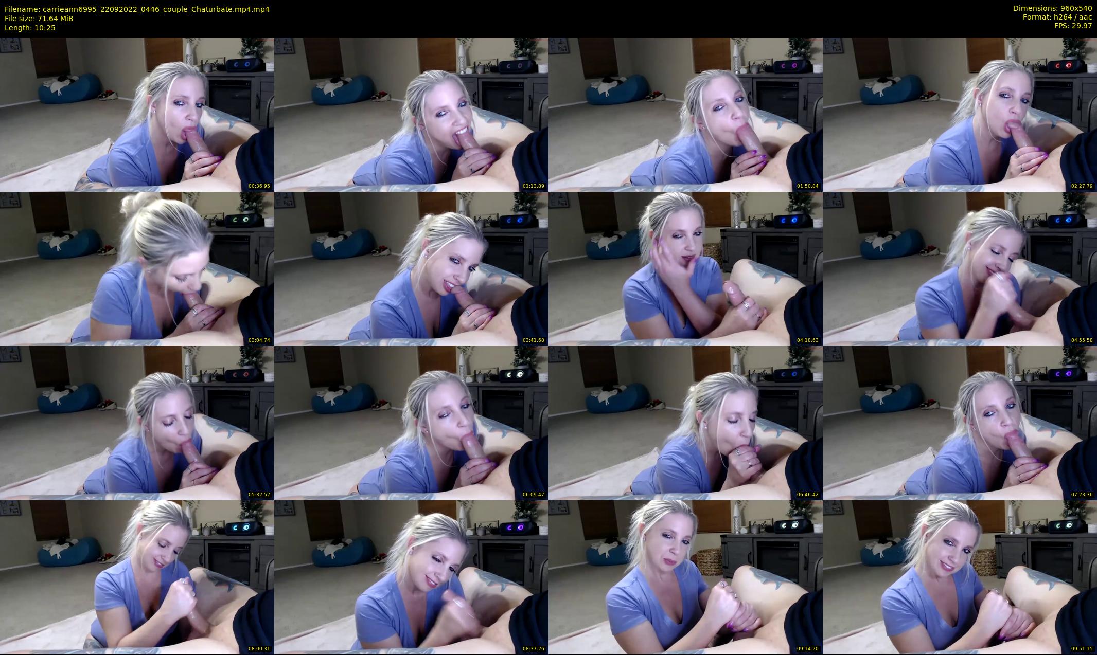 carrieann6995 — 11 minute Chaturbate couple cam show recording, 480p, Sep 22, 2022