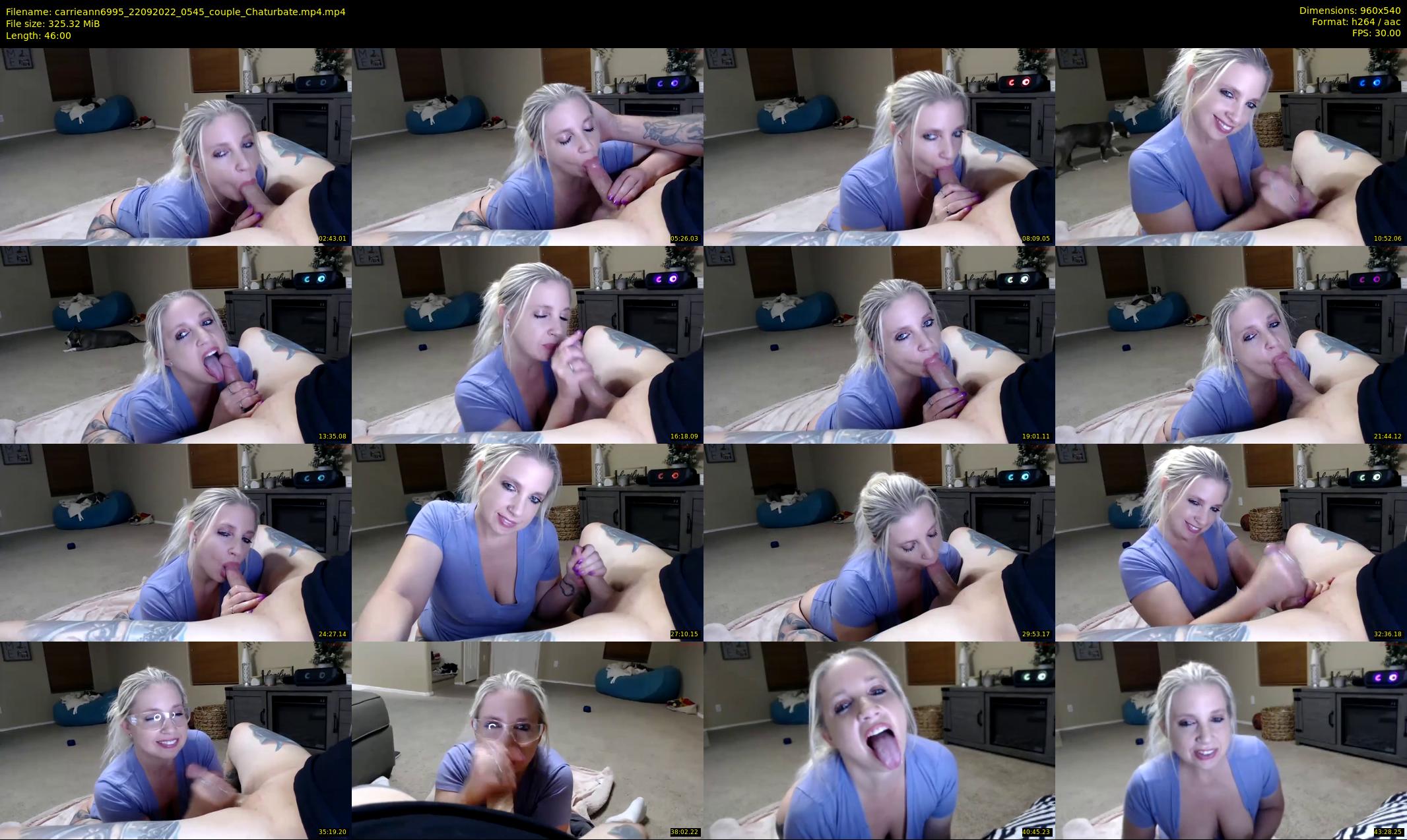 carrieann6995 — 46 minute Chaturbate couple cam show recording, 480p, Sep 22, 2022