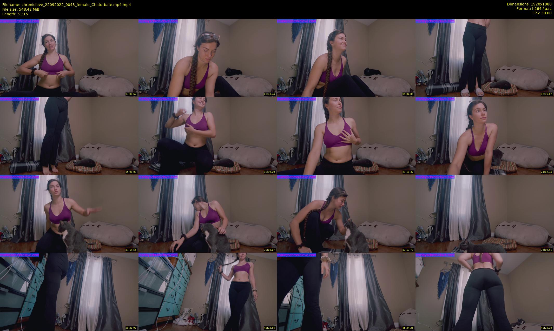 chroniclove — 52 minute Chaturbate female cam show recording, 1080p, Sep 22, 2022
