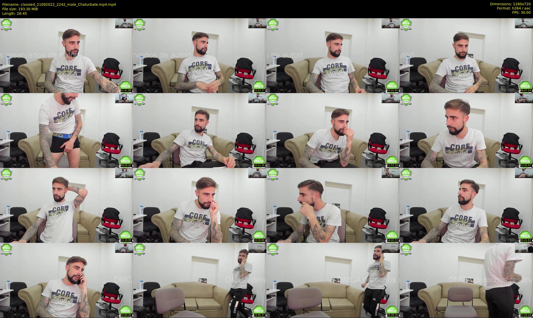 classied — 29 minute Chaturbate male cam show recording, 720p, Sep 21, 2022