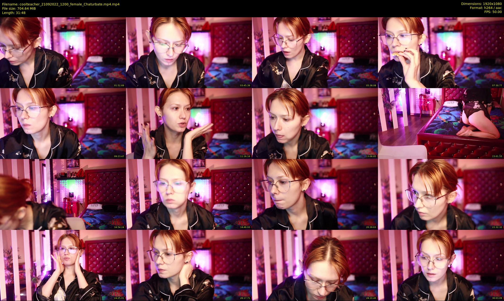 coolteacher — 32 minute Chaturbate female cam show recording, 1080p, Sep 21, 2022