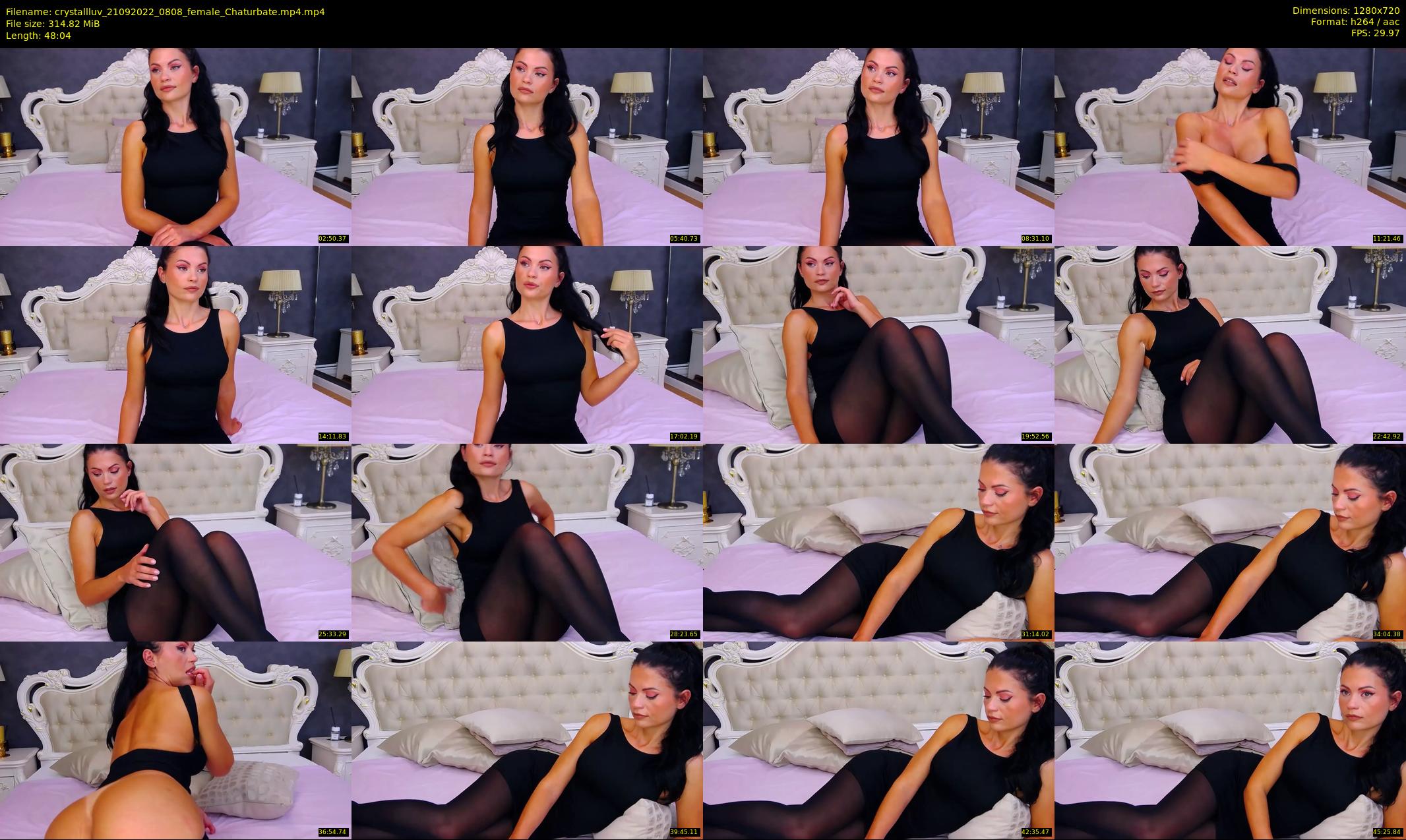 crystallluv — 49 minute Chaturbate female cam show recording, 720p, Sep 21, 2022