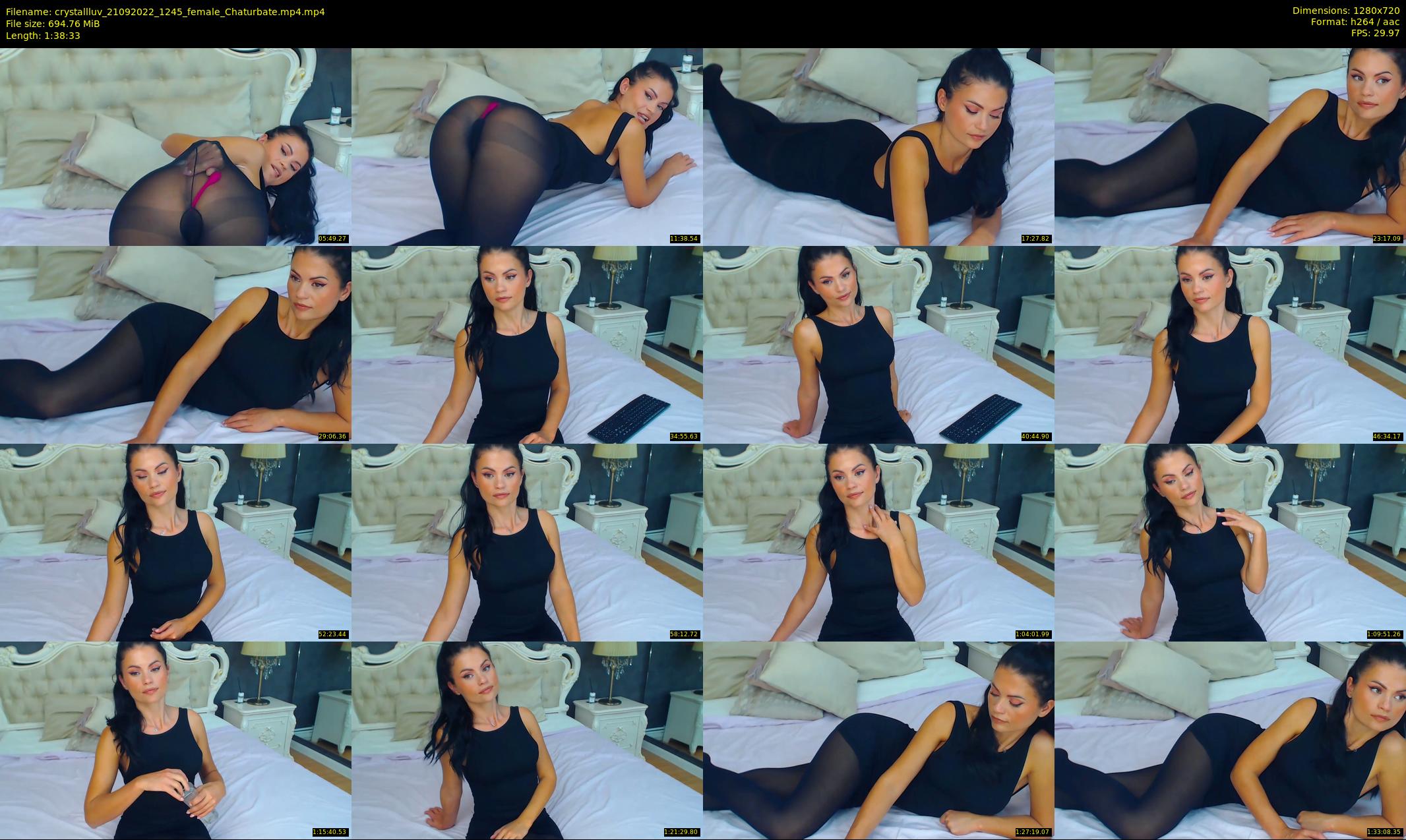 crystallluv — 99 minute Chaturbate female cam show recording, 720p, Sep 21, 2022