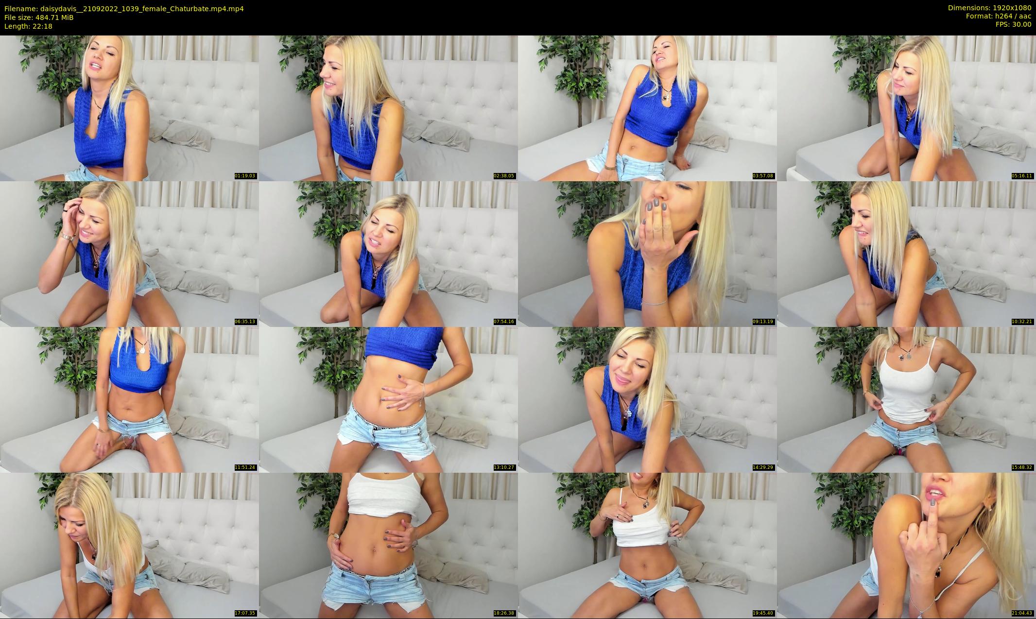 daisydavis_ — 23 minute Chaturbate female cam show recording, 1080p, Sep 21, 2022
