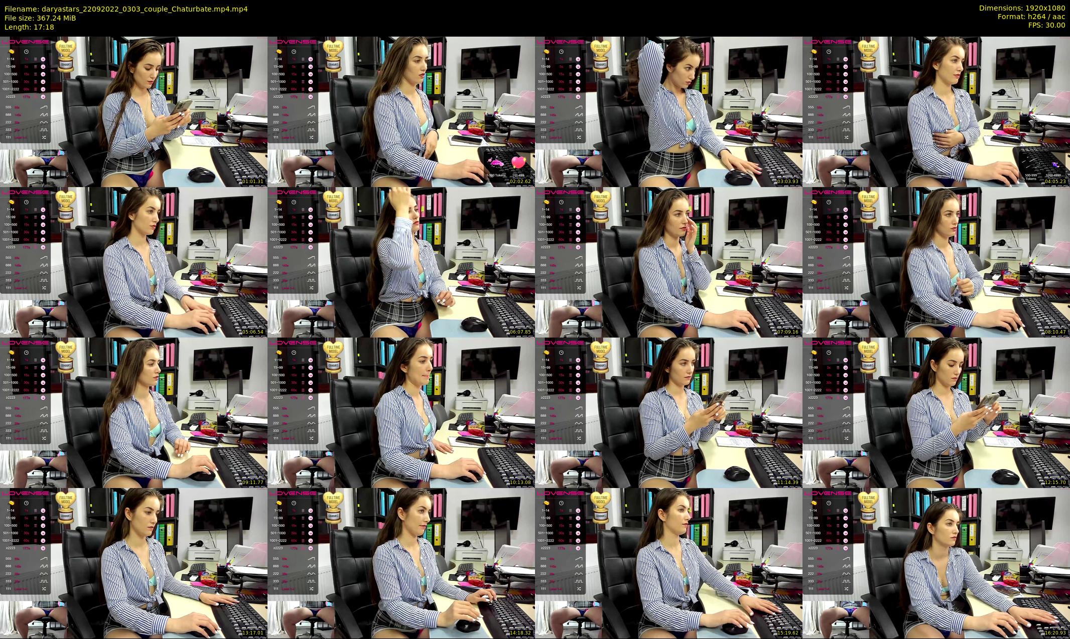 daryastars — 18 minute Chaturbate couple cam show recording, 1080p, Sep 22, 2022
