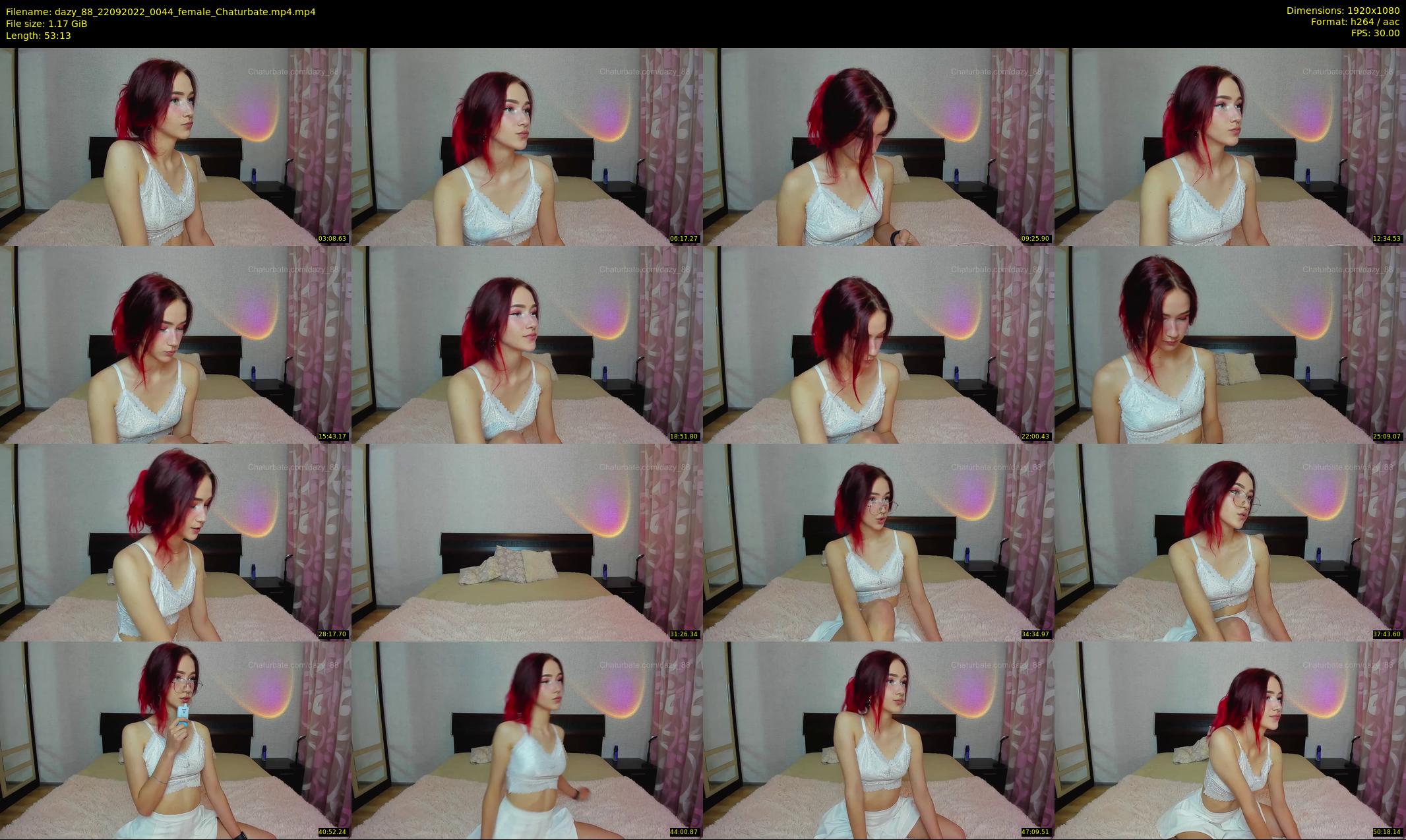 dazy_88 — 54 minute Chaturbate female cam show recording, 1080p, Sep 22, 2022