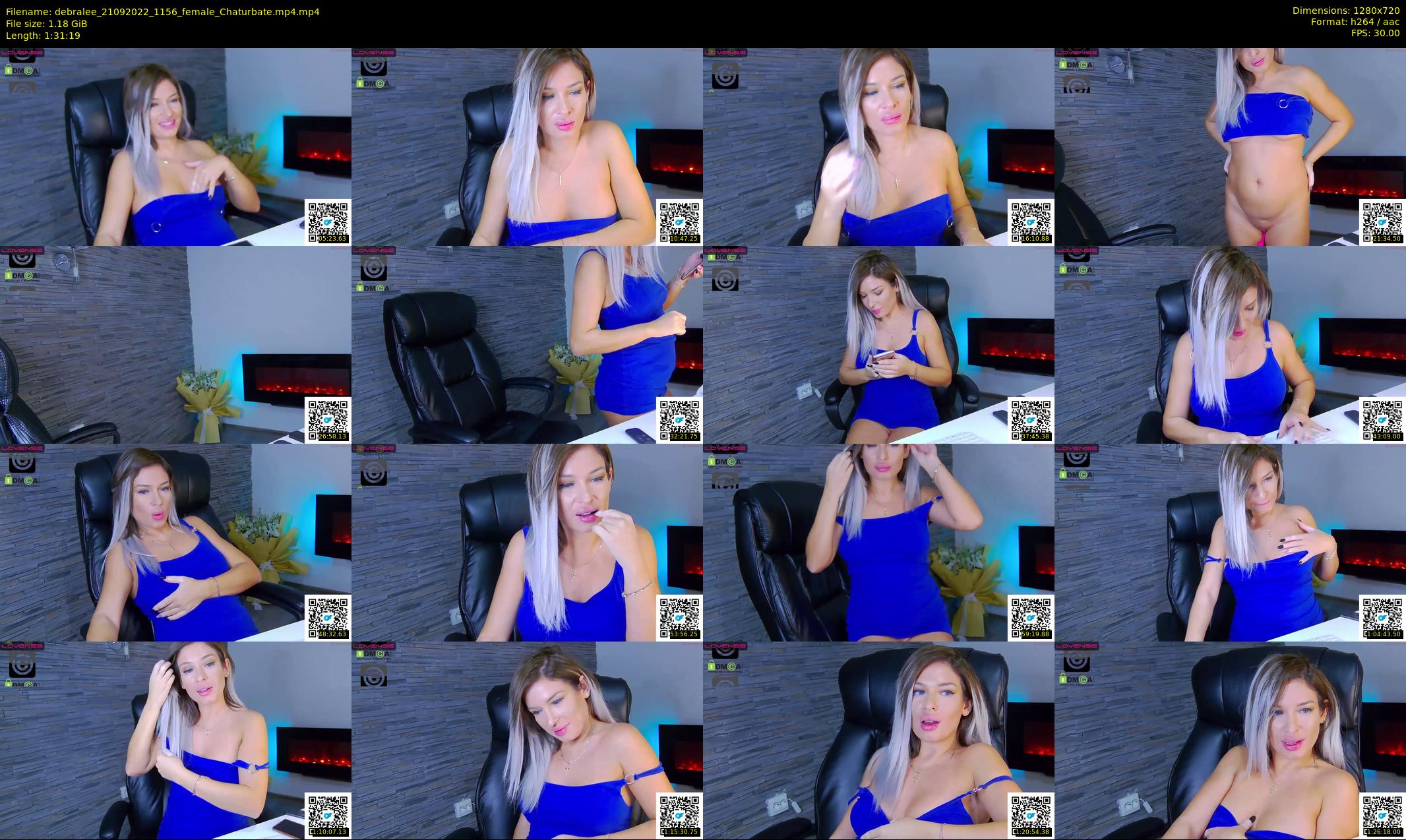 debralee — 92 minute Chaturbate female cam show recording, 720p, Sep 21, 2022