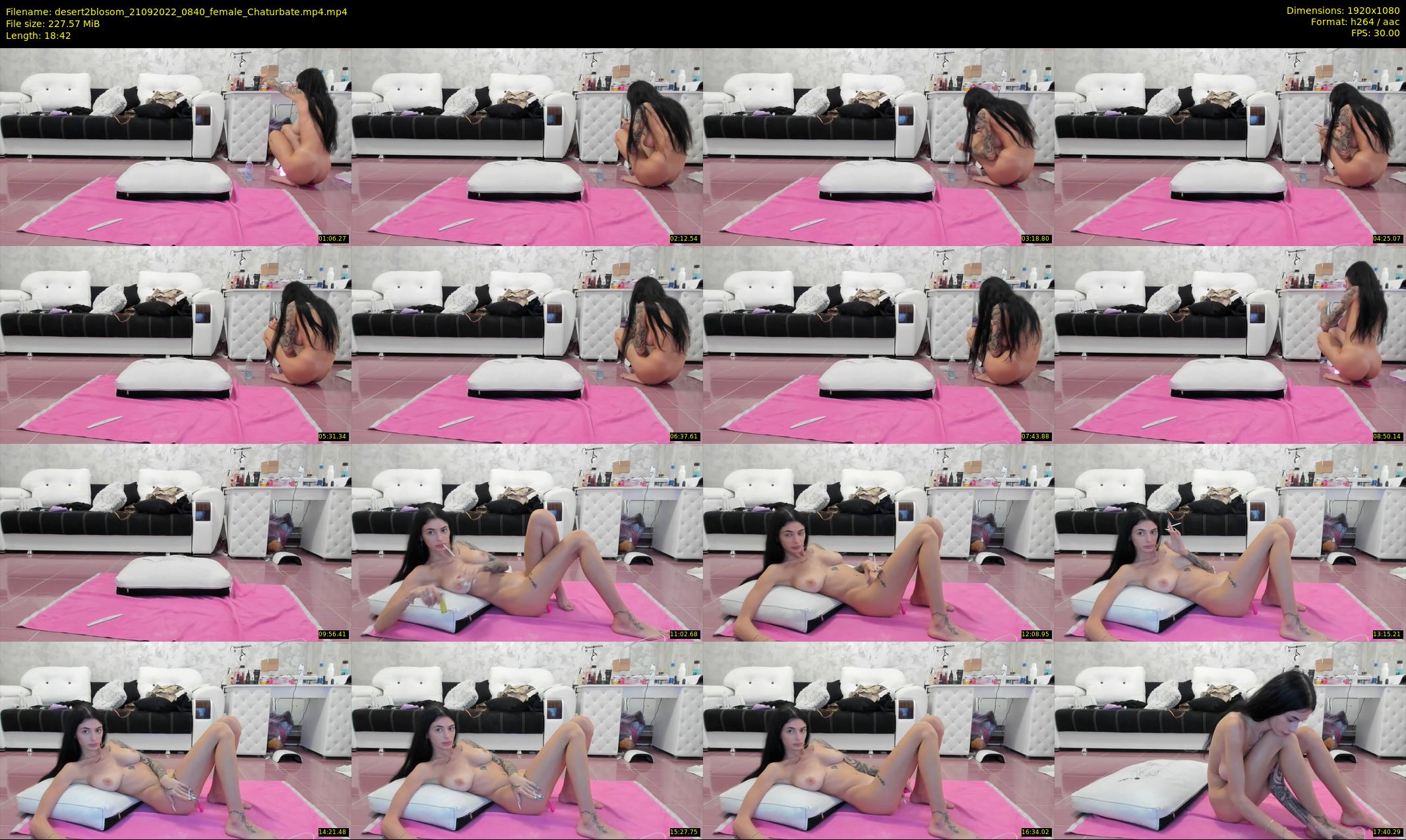 desert2blosom — 19 minute Chaturbate female cam show recording, 1080p, Sep 21, 2022