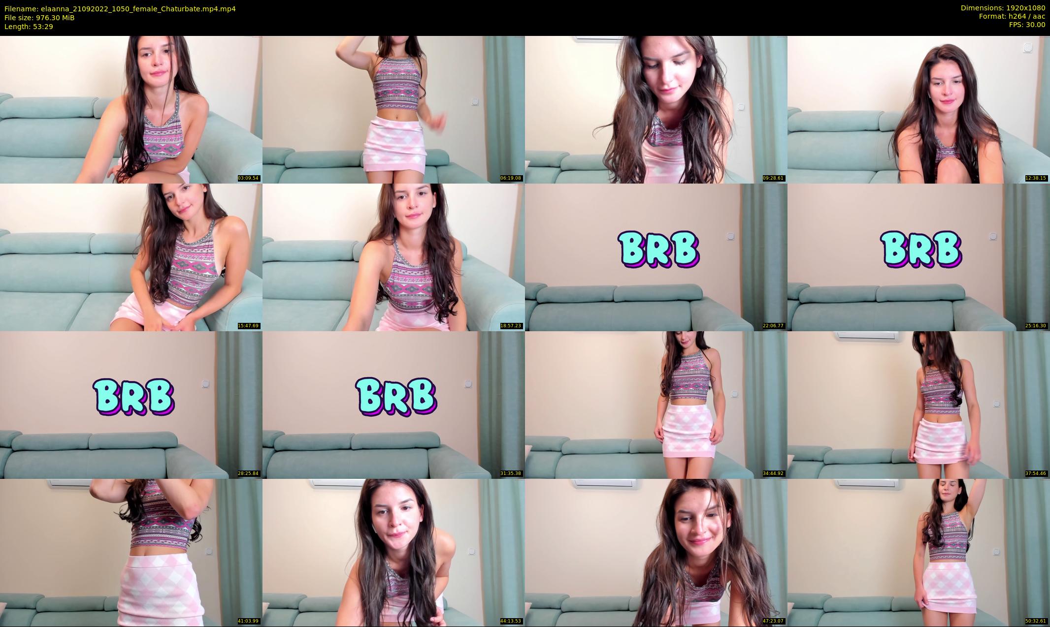 elaanna — 54 minute Chaturbate female cam show recording, 1080p, Sep 21, 2022