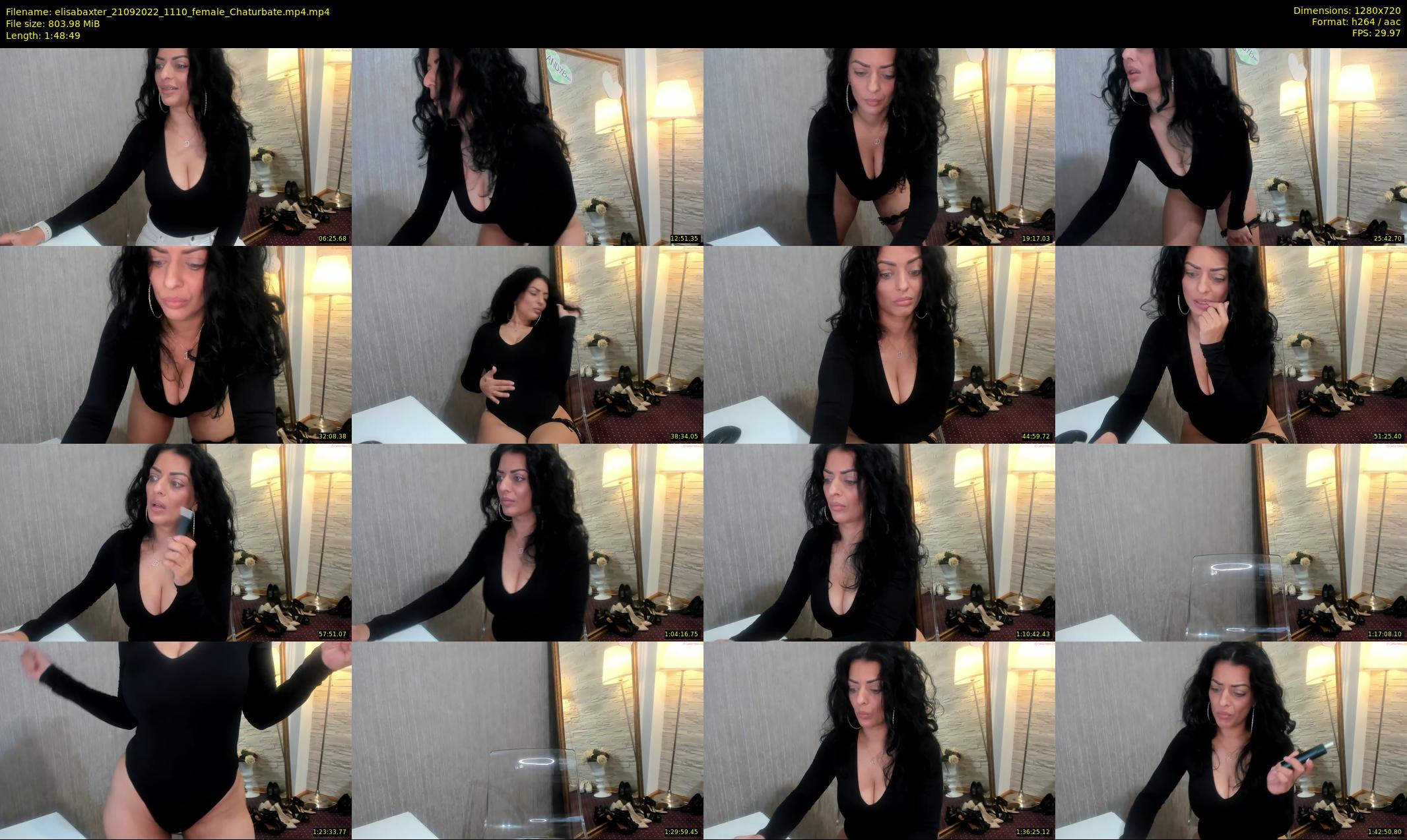 elisabaxter — 109 minute Chaturbate female cam show recording, 720p, Sep 21, 2022