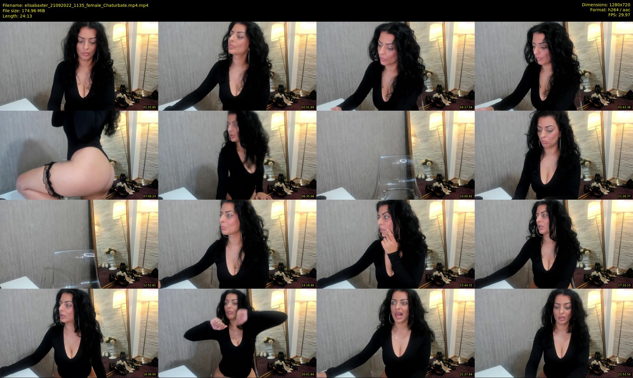 elisabaxter — 25 minute Chaturbate female cam show recording, 720p, Sep 21, 2022