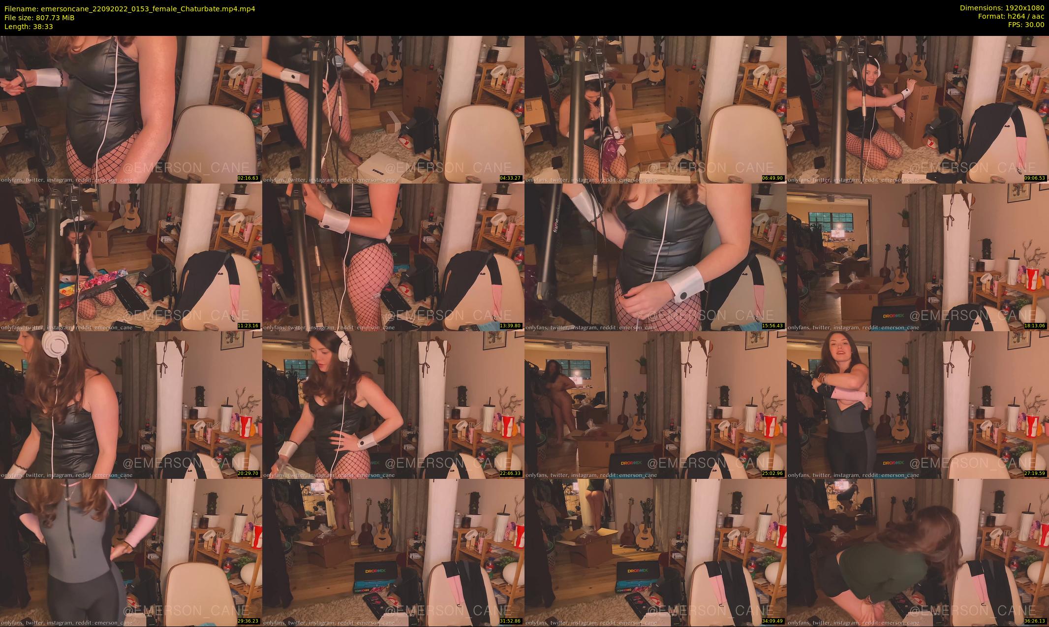 emersoncane — 39 minute Chaturbate female cam show recording, 1080p, Sep 22, 2022