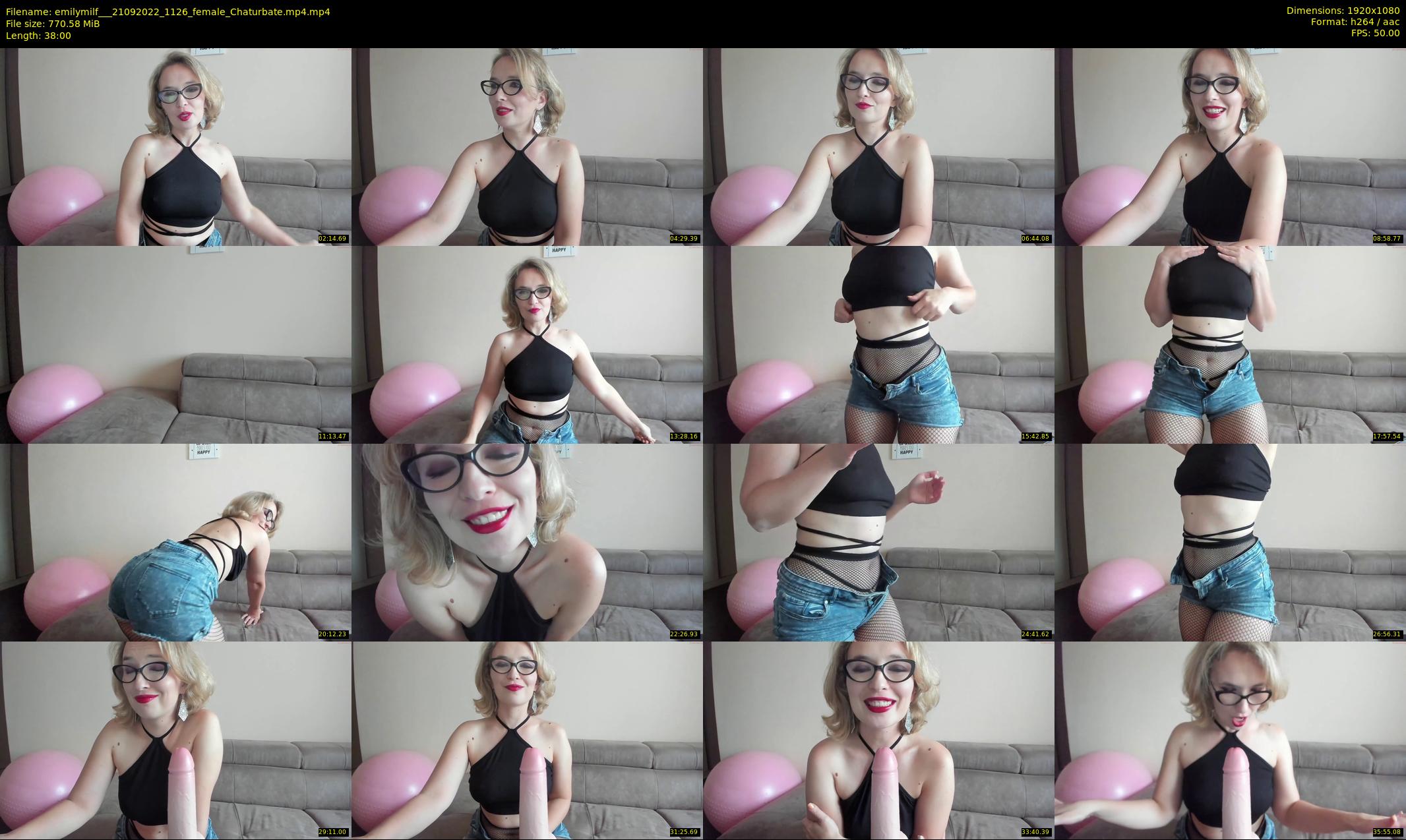 emilymilf__ — 38 minute Chaturbate female cam show recording, 1080p, Sep 21, 2022