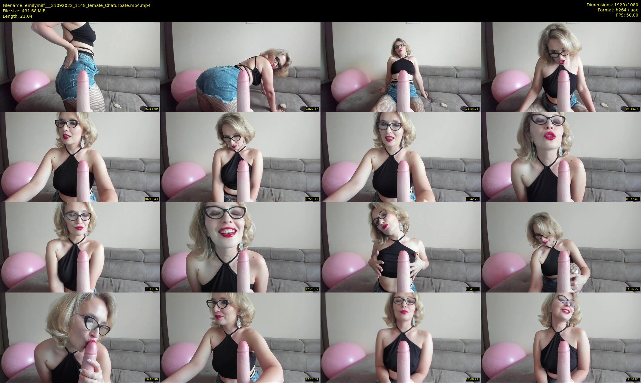 emilymilf__ — 22 minute Chaturbate female cam show recording, 1080p, Sep 21, 2022