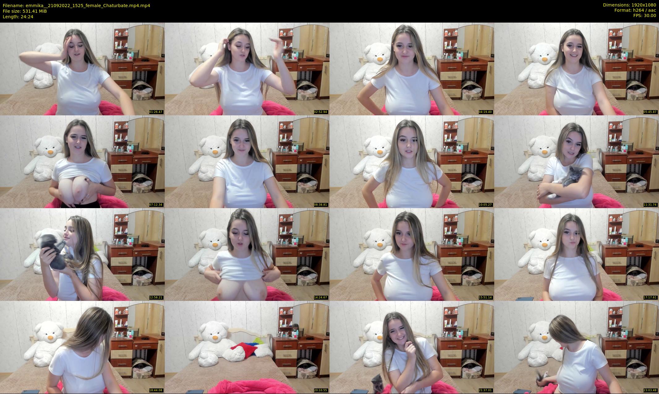 emmika_ — 25 minute Chaturbate female cam show recording, 1080p, Sep 21, 2022