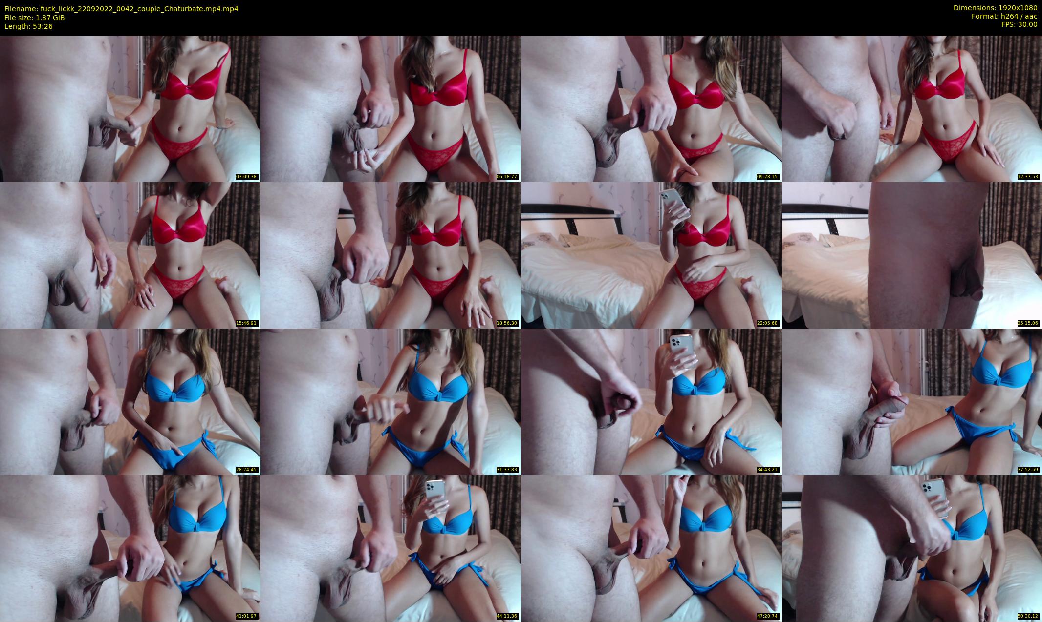 fuck_lickk — 54 minute Chaturbate couple cam show recording, 1080p, Sep 22, 2022