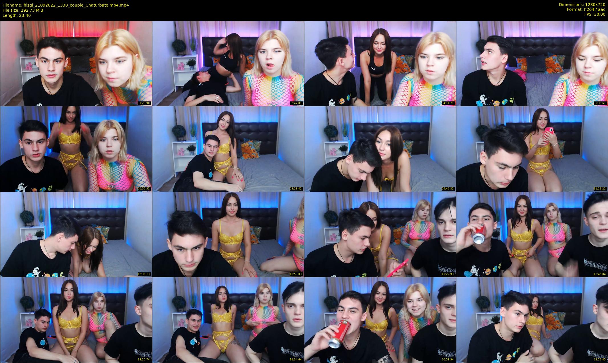hizgi — 24 minute Chaturbate couple cam show recording, 720p, Sep 21, 2022