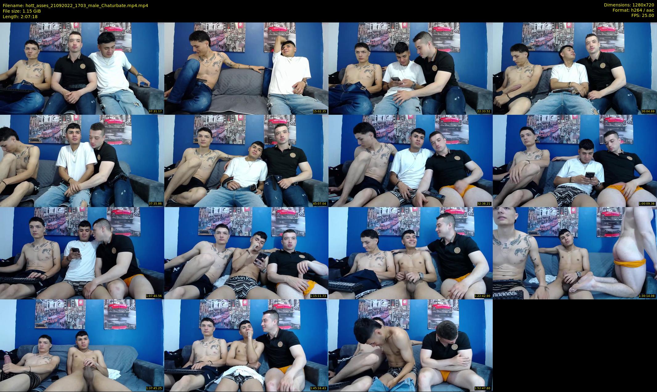 hott_asses — 128 minute Chaturbate male cam show recording, 720p, Sep 21, 2022