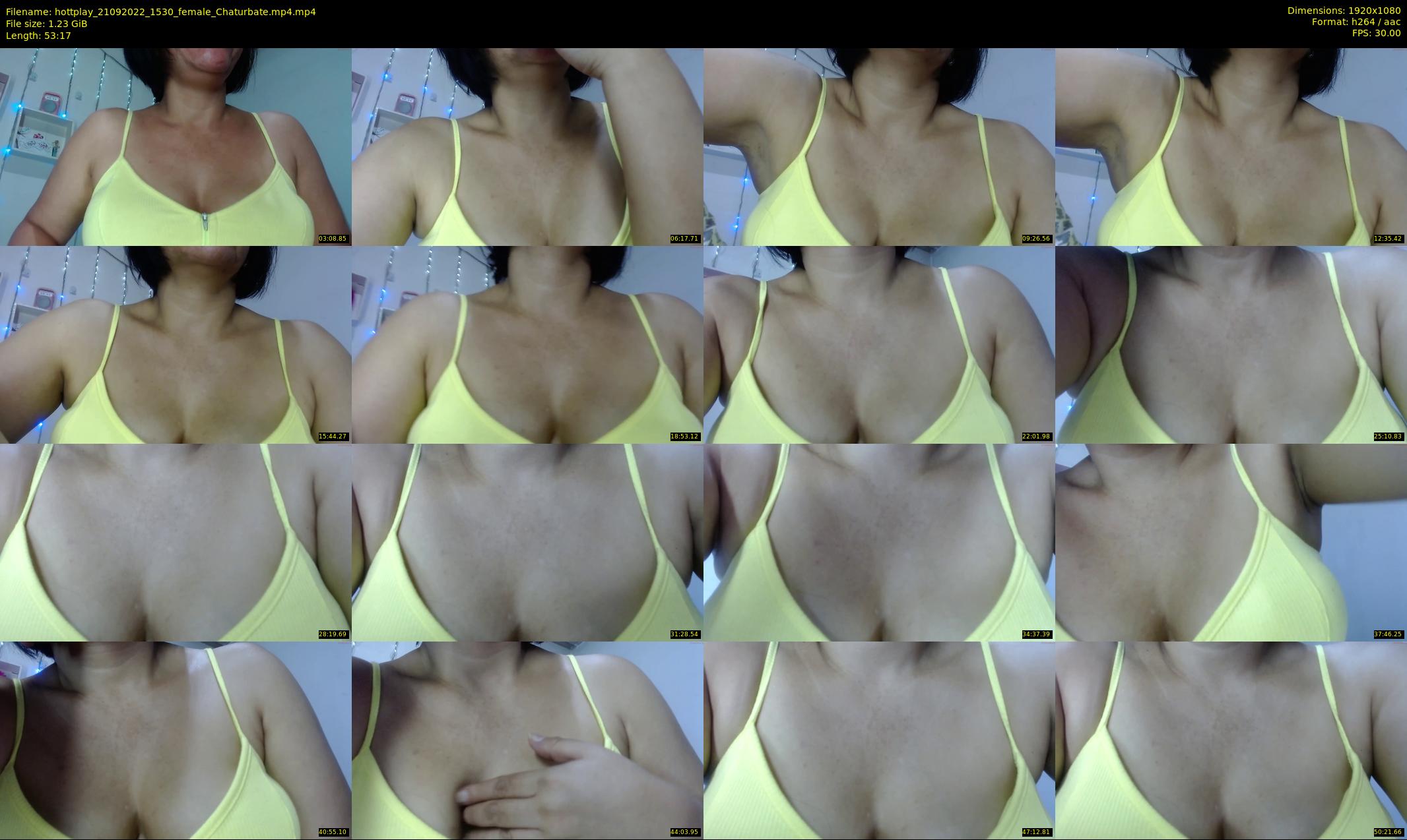 hottplay — 54 minute Chaturbate female cam show recording, 1080p, Sep 21, 2022