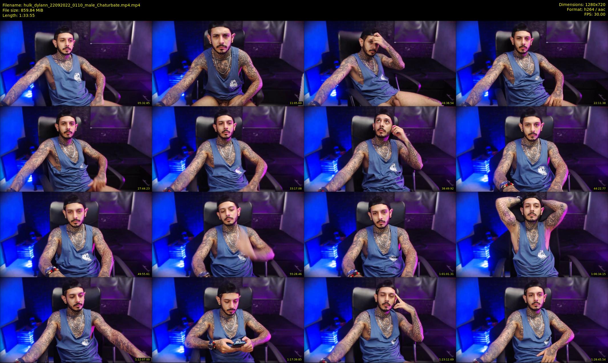 hulk_dylann — 94 minute Chaturbate male cam show recording, 720p, Sep 22, 2022