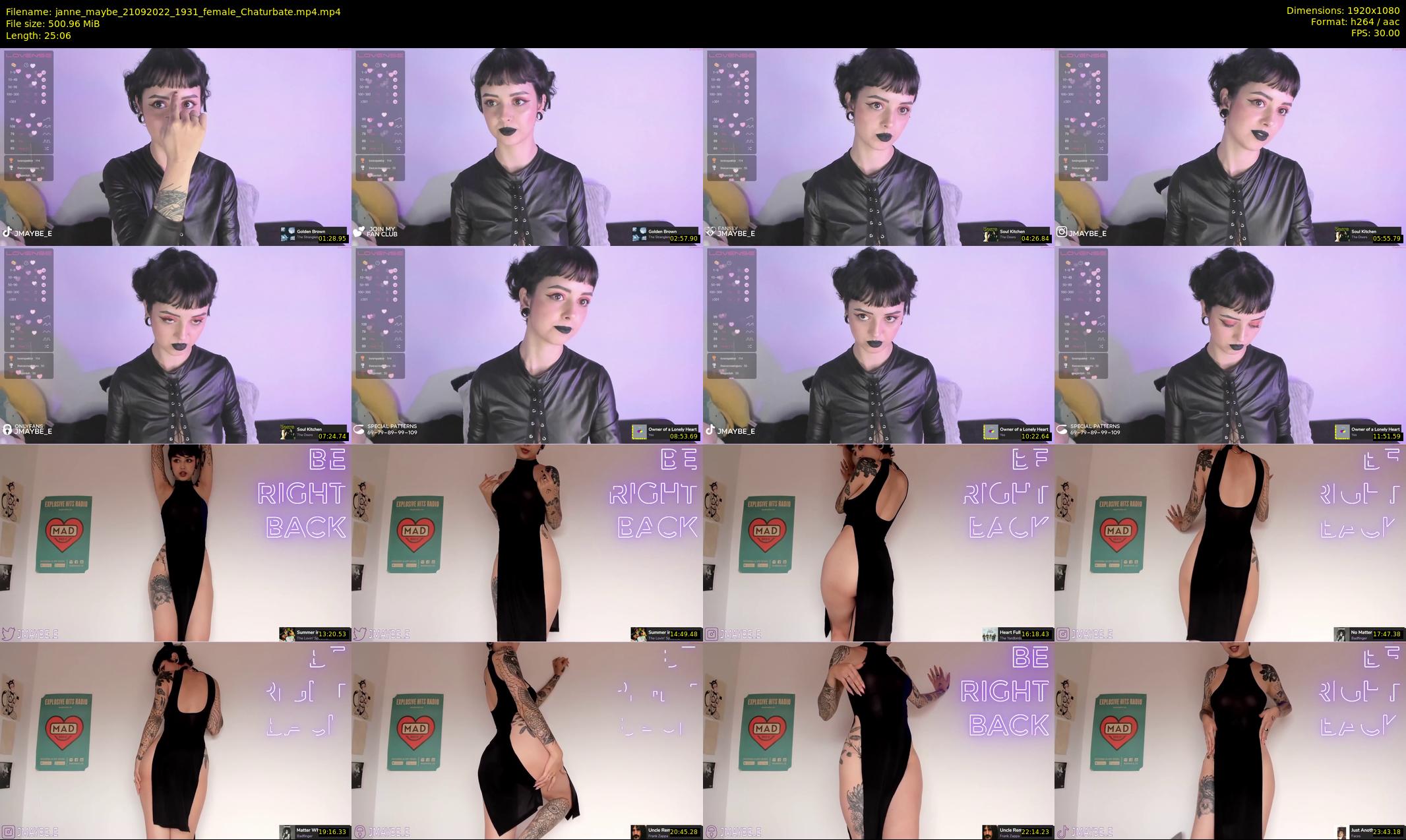 janne_maybe — 26 minute Chaturbate female cam show recording, 1080p, Sep 21, 2022