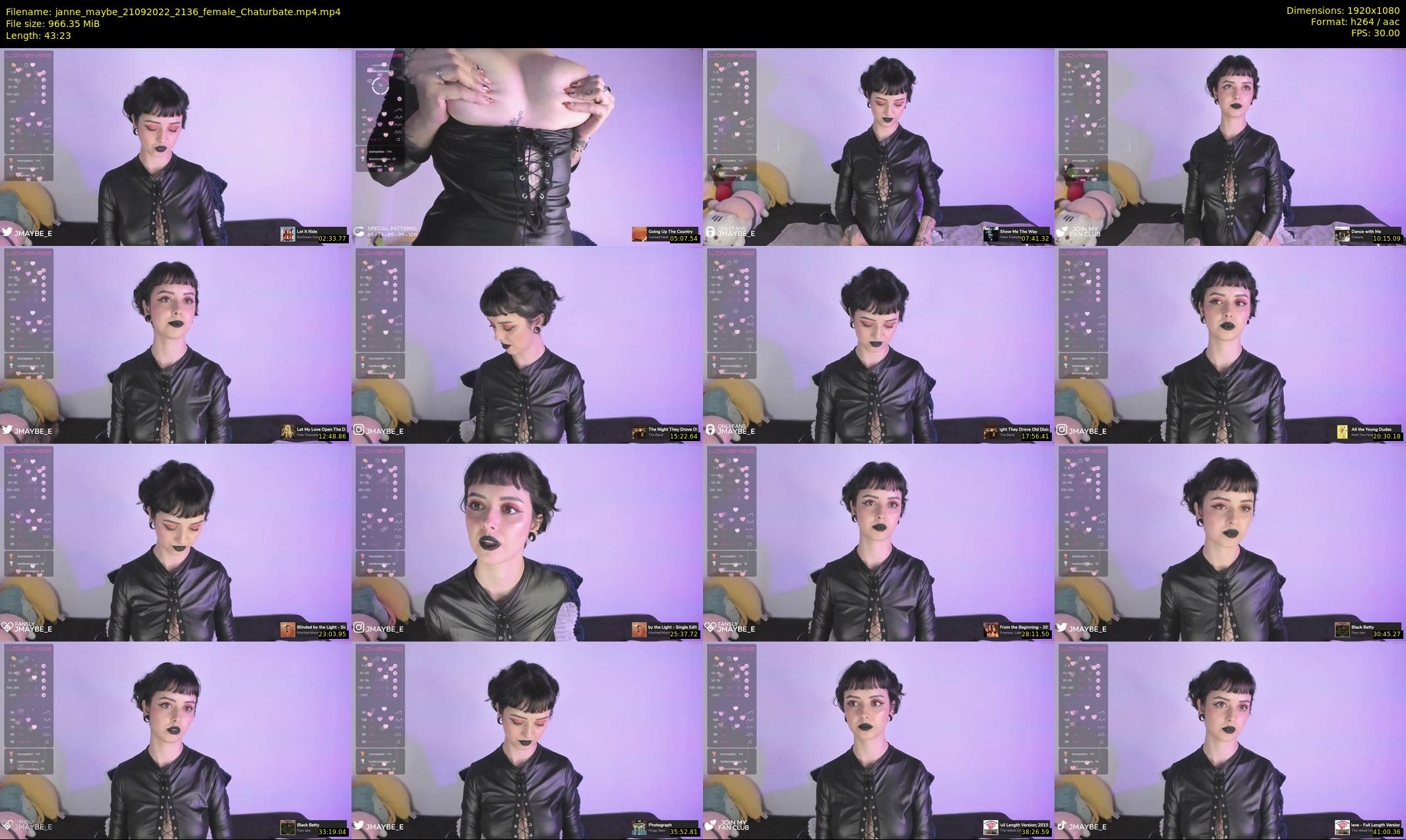 janne_maybe — 44 minute Chaturbate female cam show recording, 1080p, Sep 21, 2022