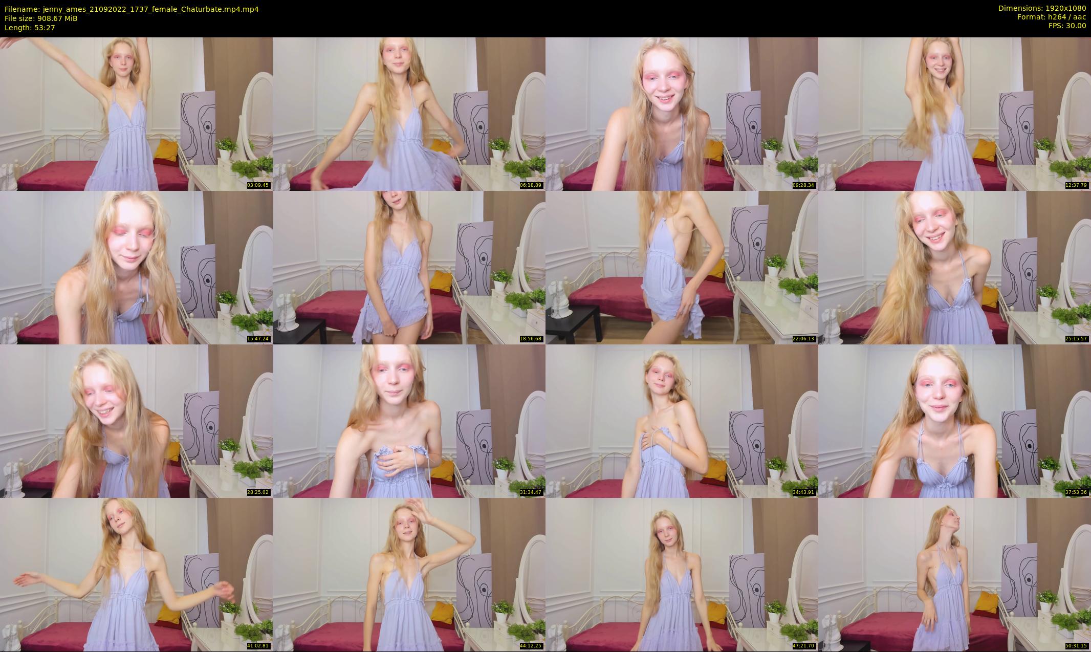 jenny_ames — 54 minute Chaturbate female cam show recording, 1080p, Sep 21, 2022