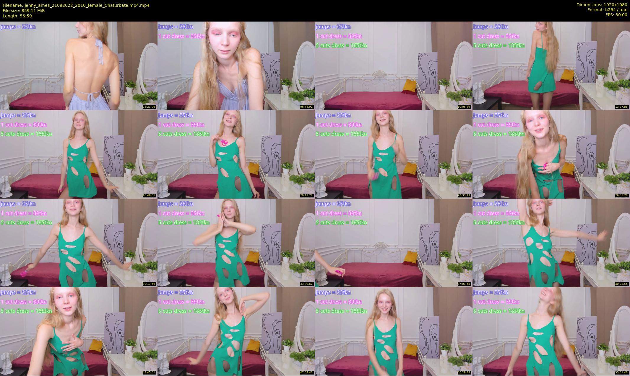 jenny_ames — 57 minute Chaturbate female cam show recording, 1080p, Sep 21, 2022