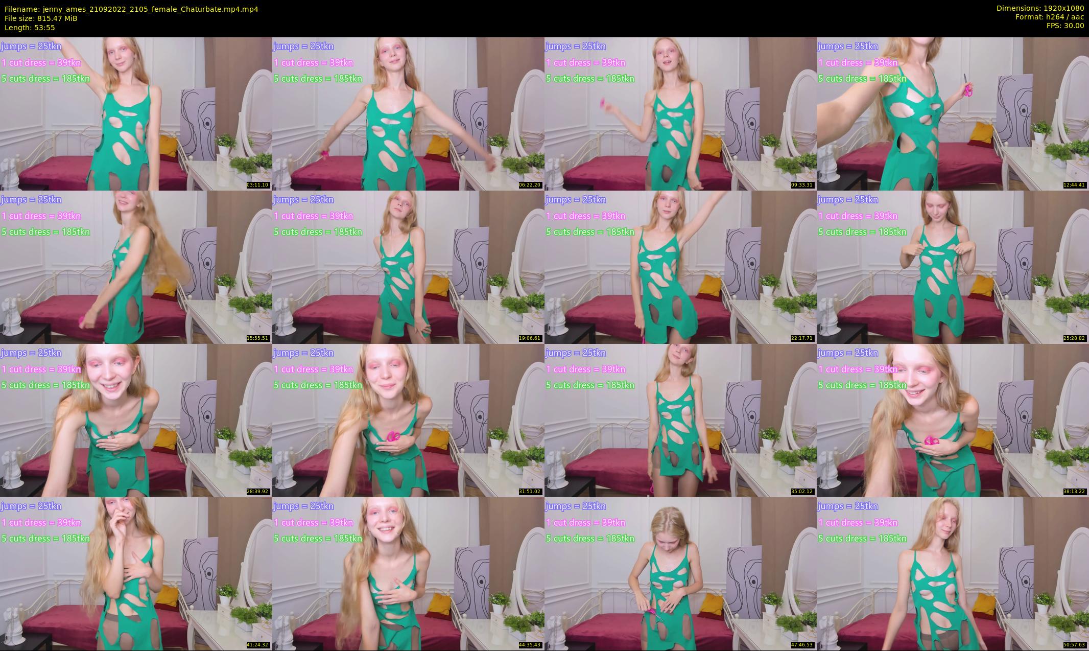 jenny_ames — 54 minute Chaturbate female cam show recording, 1080p, Sep 21, 2022