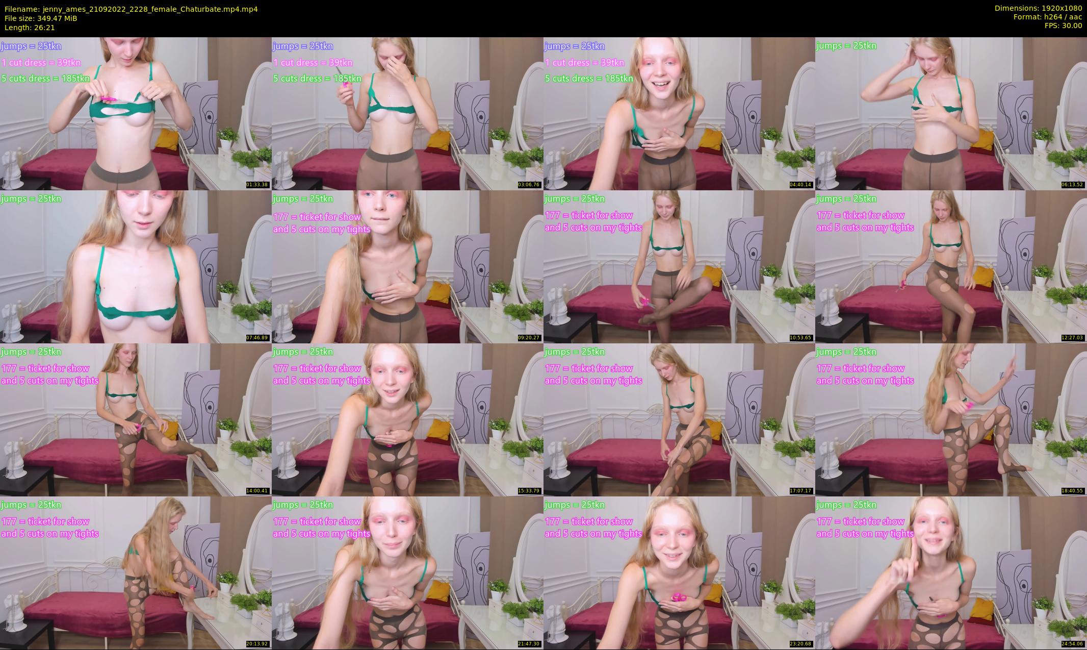 jenny_ames — 27 minute Chaturbate female cam show recording, 1080p, Sep 21, 2022