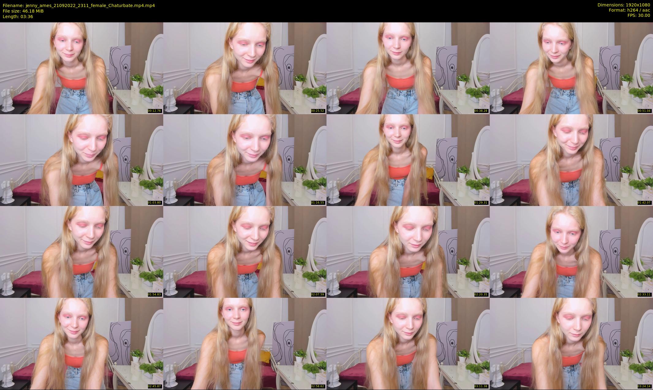 jenny_ames — 4 minute Chaturbate female cam show recording, 1080p, Sep 21, 2022