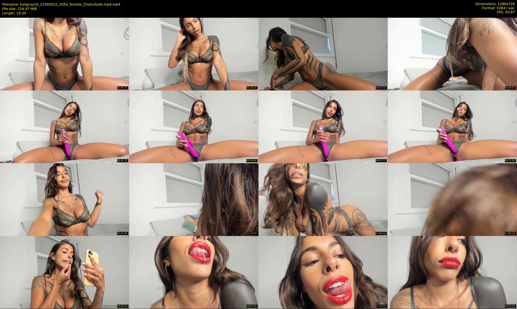 kaligray10 — 20 minute Chaturbate female cam show recording, 720p, Sep 21, 2022