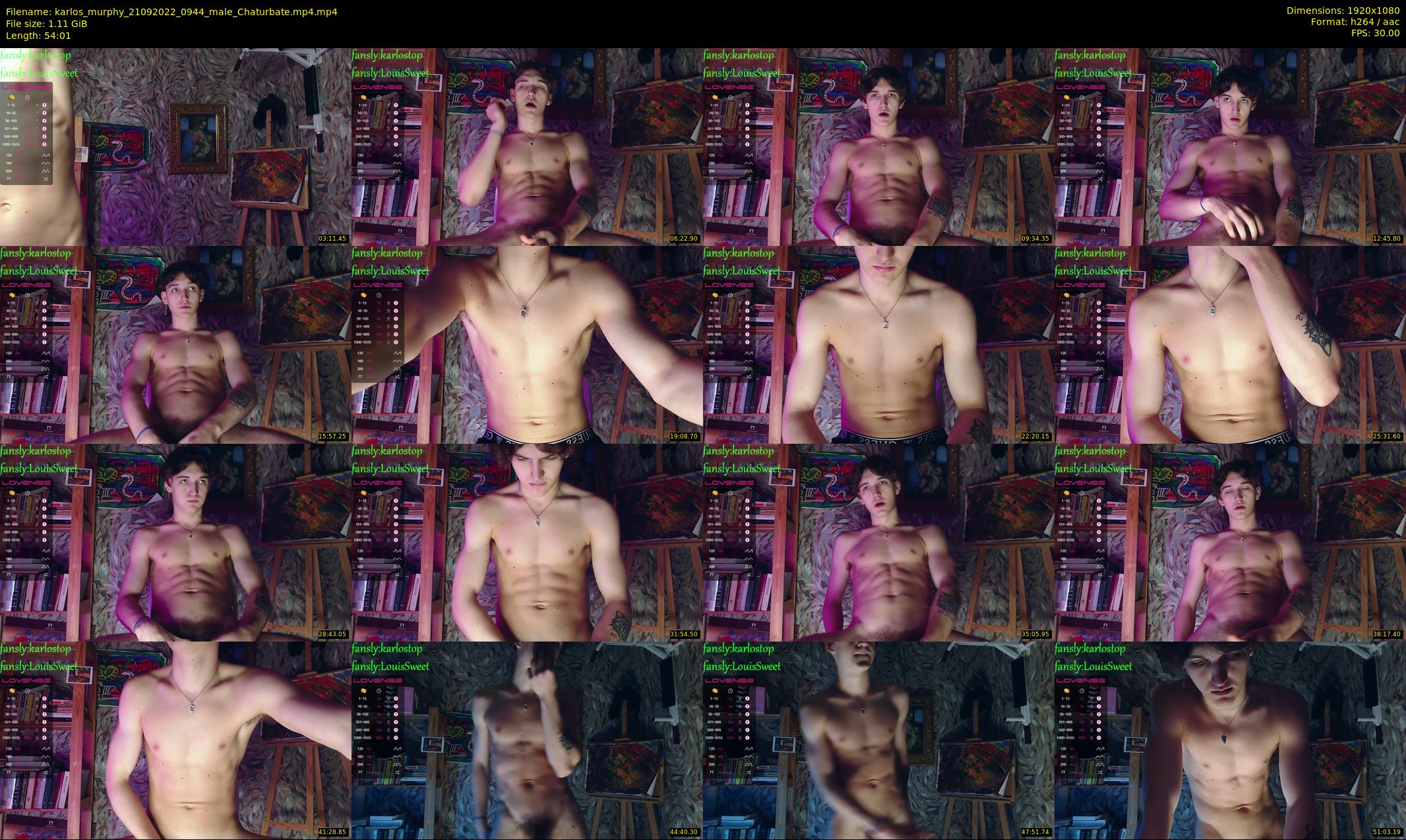 karlos_murphy — 55 minute Chaturbate male cam show recording, 1080p, Sep 21, 2022
