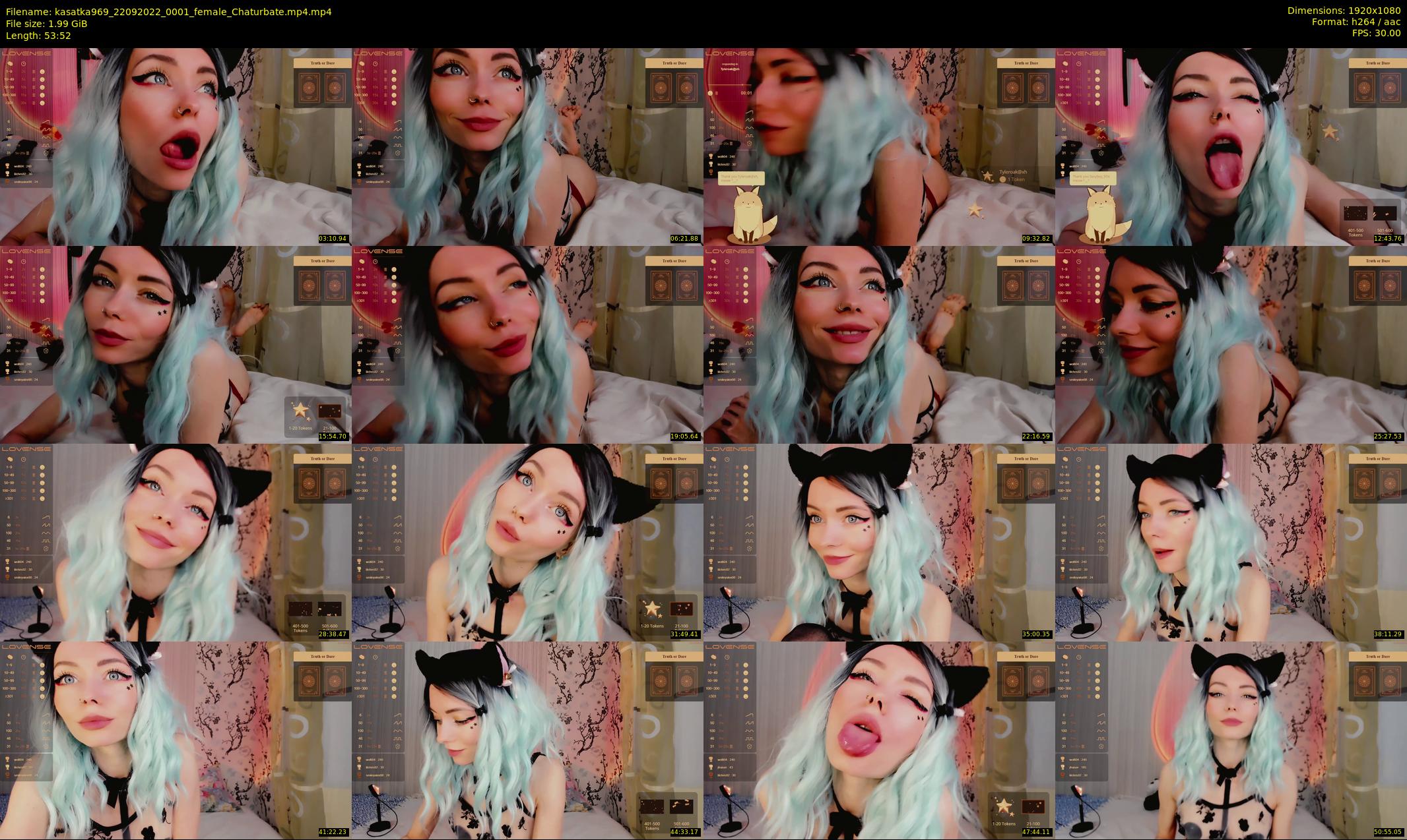 kasatka969 — 54 minute Chaturbate female cam show recording, 1080p, Sep 22, 2022