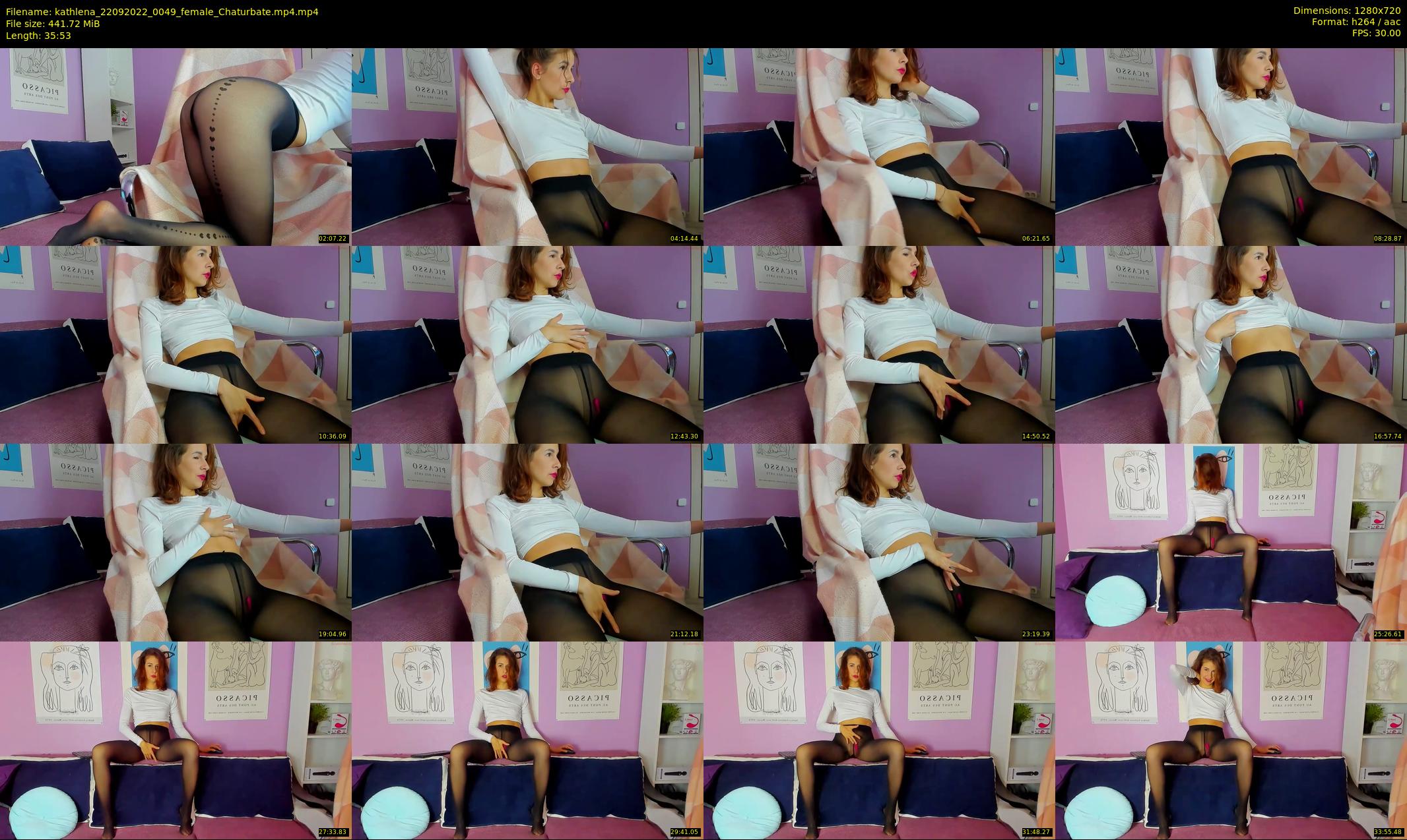 kathlena — 36 minute Chaturbate female cam show recording, 720p, Sep 22, 2022