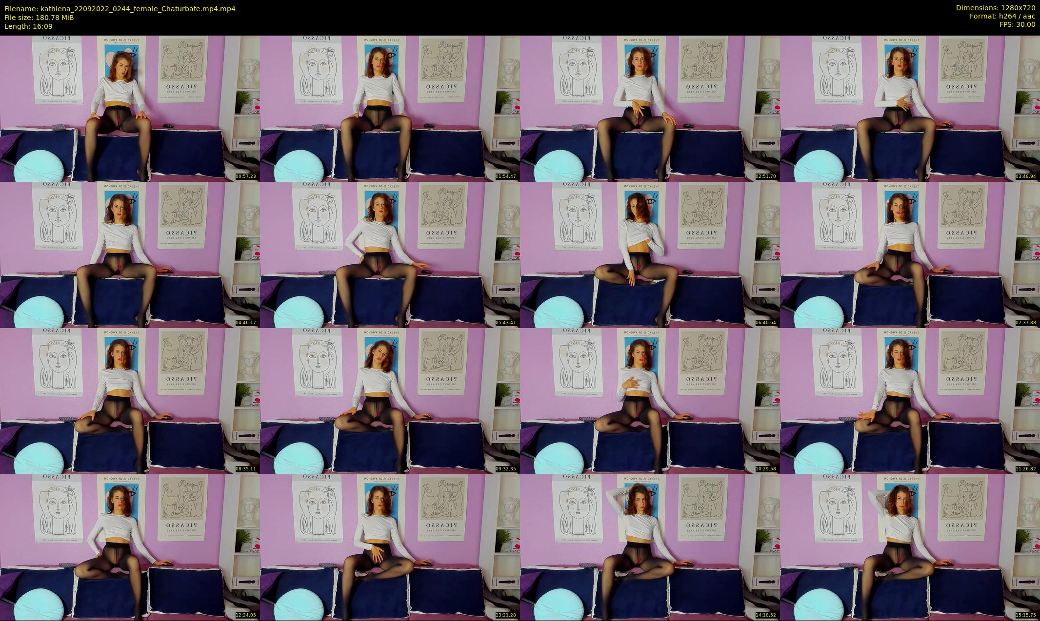 kathlena — 17 minute Chaturbate female cam show recording, 720p, Sep 22, 2022