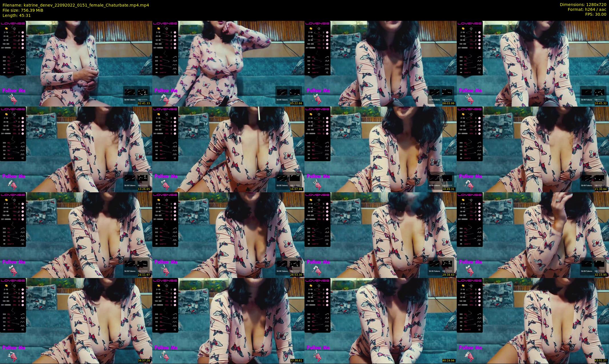 katrine_denev — 46 minute Chaturbate female cam show recording, 720p, Sep 22, 2022