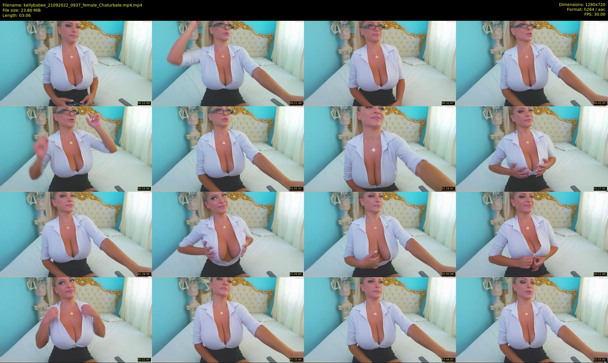 kellybabee — 4 minute Chaturbate female cam show recording, 720p, Sep 21, 2022