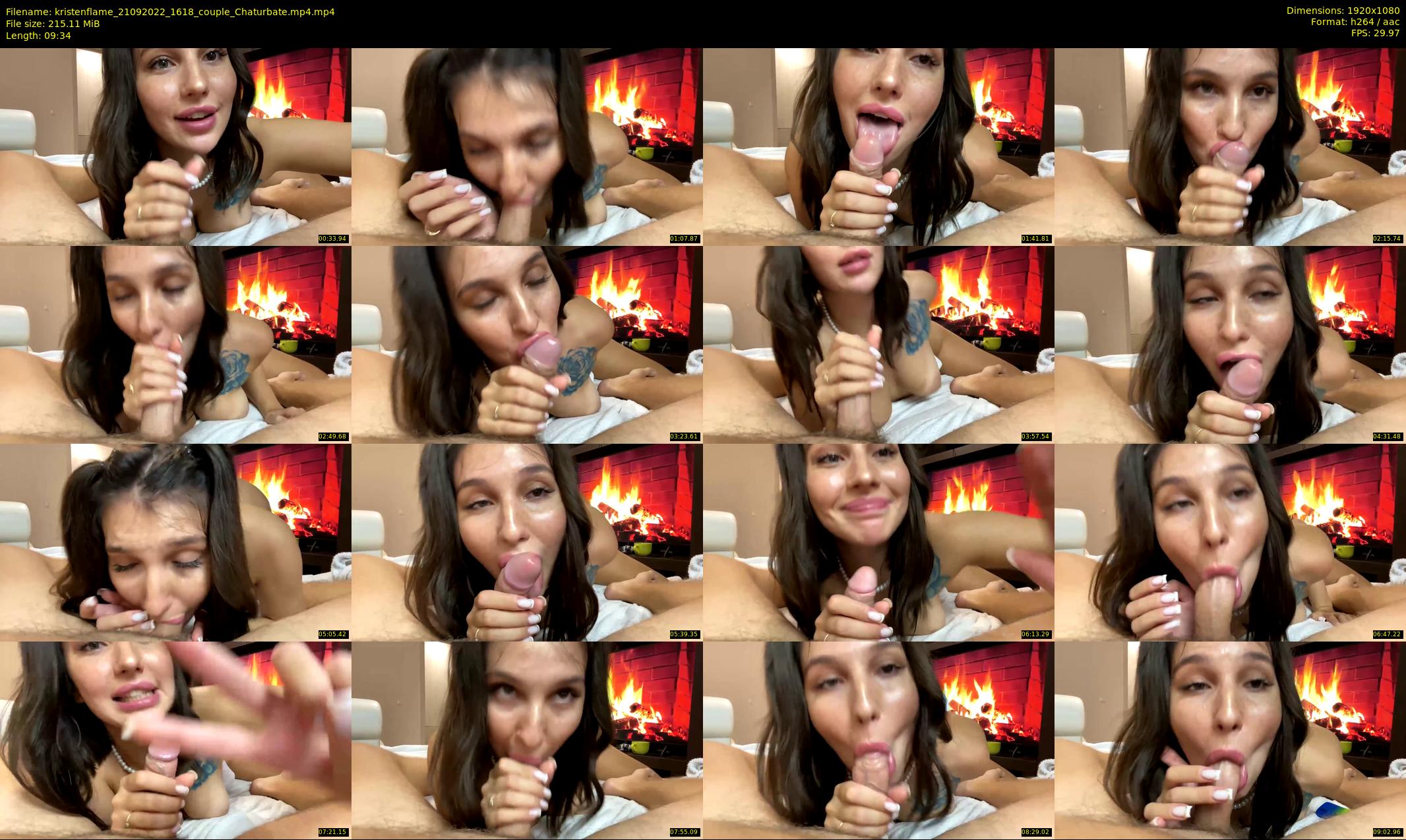 kristenflame — 10 minute Chaturbate couple cam show recording, 1080p, Sep 21, 2022