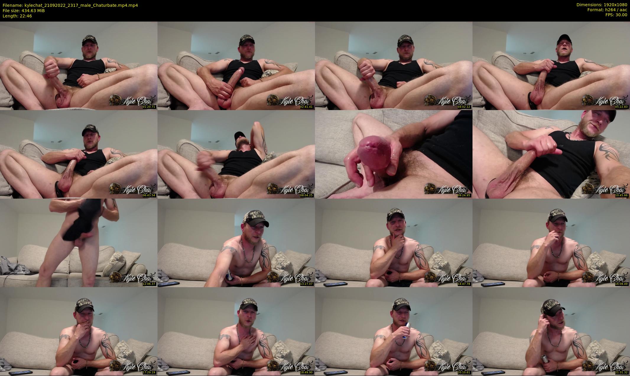 kylechat — 23 minute Chaturbate male cam show recording, 1080p, Sep 21, 2022