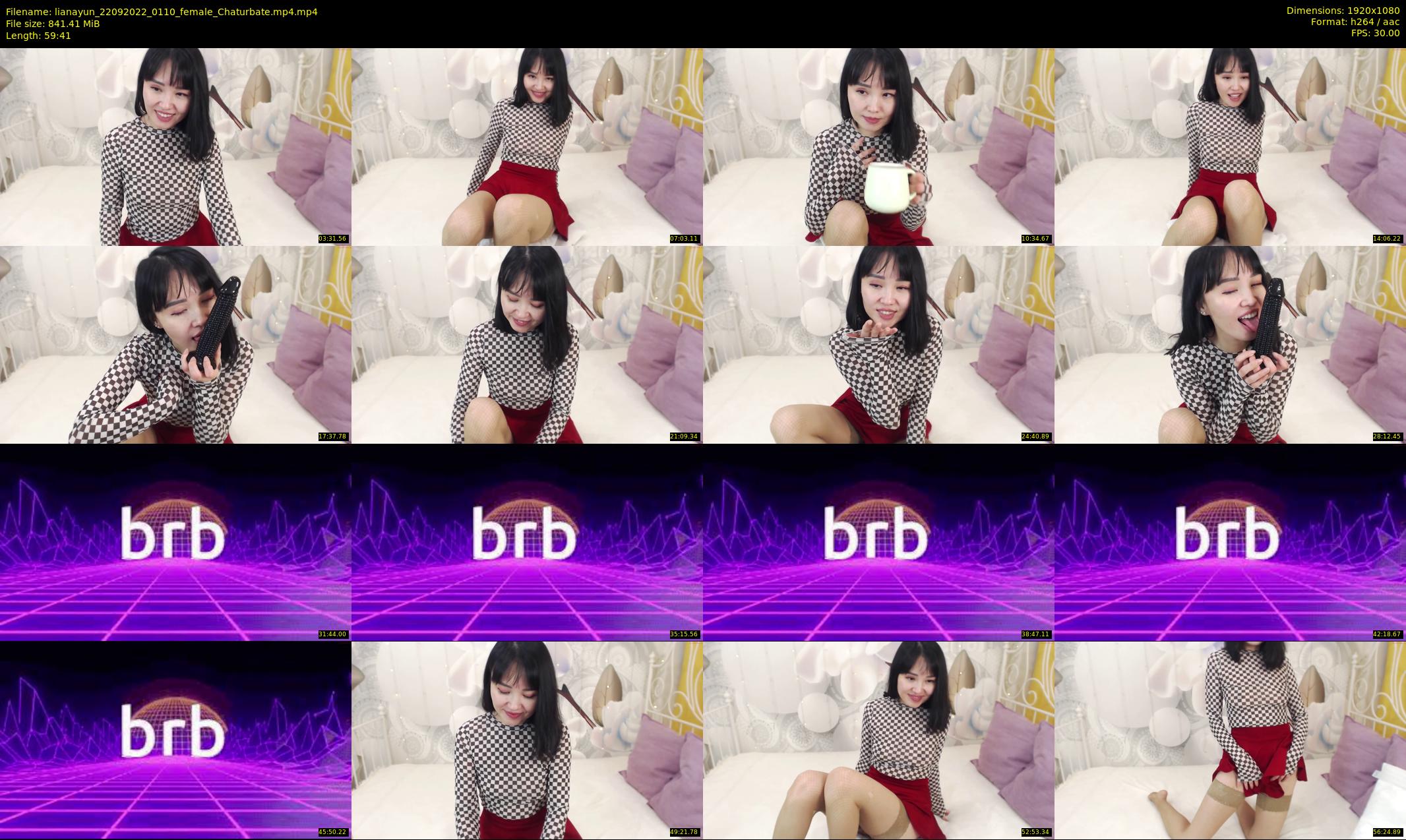 lianayun — 60 minute Chaturbate female cam show recording, 1080p, Sep 22, 2022