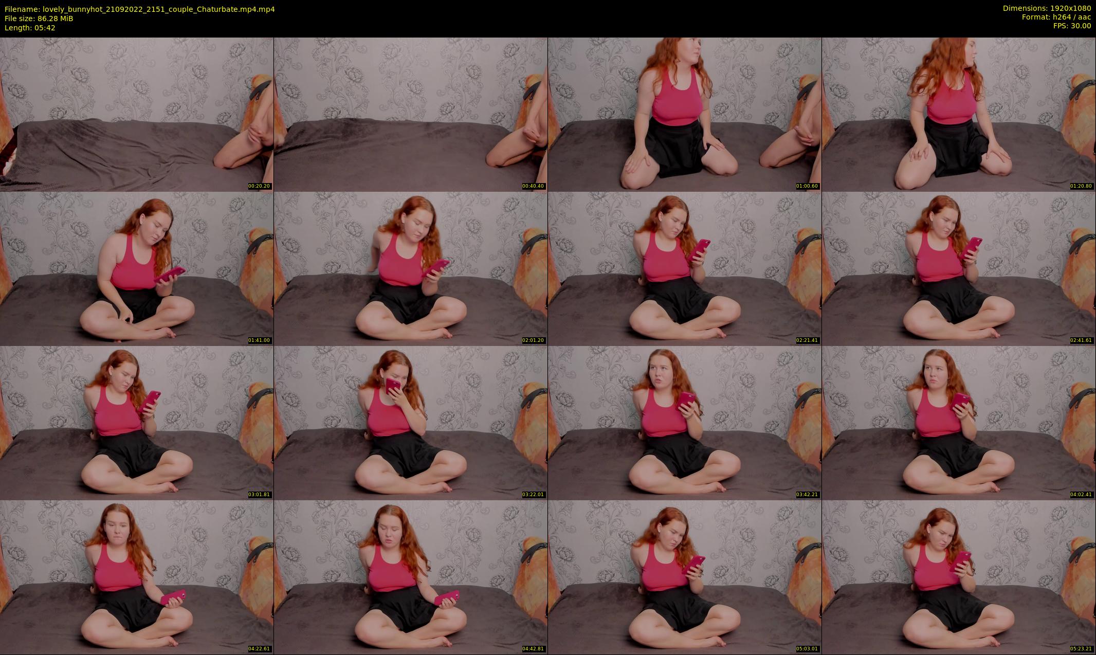 lovely_bunnyhot — 6 minute Chaturbate couple cam show recording, 1080p, Sep 21, 2022