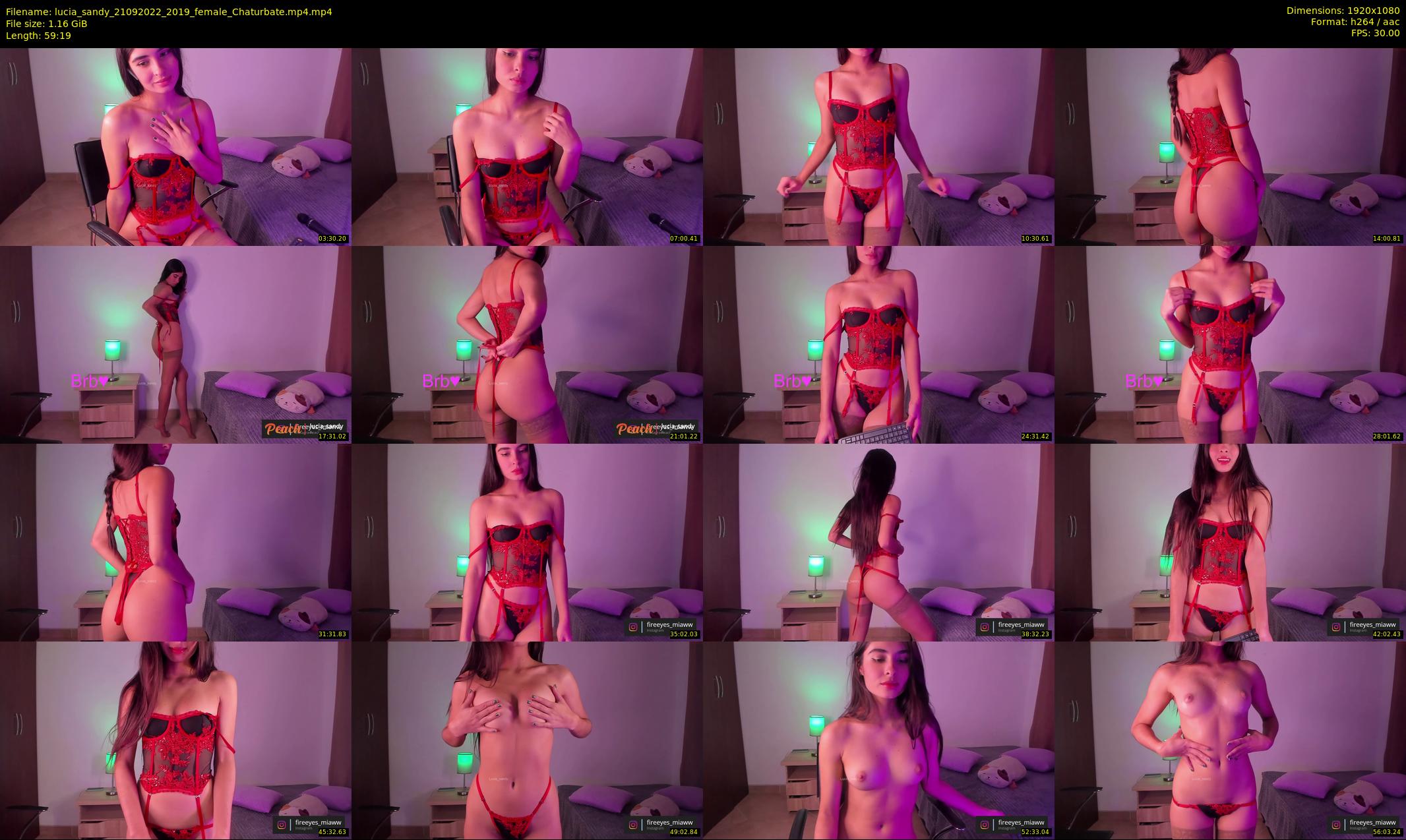 lucia_sandy — 60 minute Chaturbate female cam show recording, 1080p, Sep 21, 2022