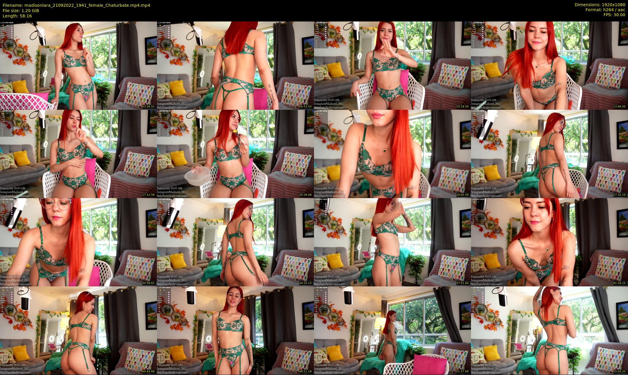 madisonlara — 59 minute Chaturbate female cam show recording, 1080p, Sep 21, 2022
